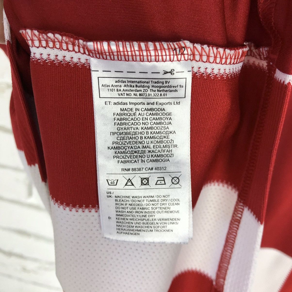 Adidas Sheffield United 2019 2020 home adidas soccer jersey Size US XL / EU 56 / 4 - 9 Thumbnail
