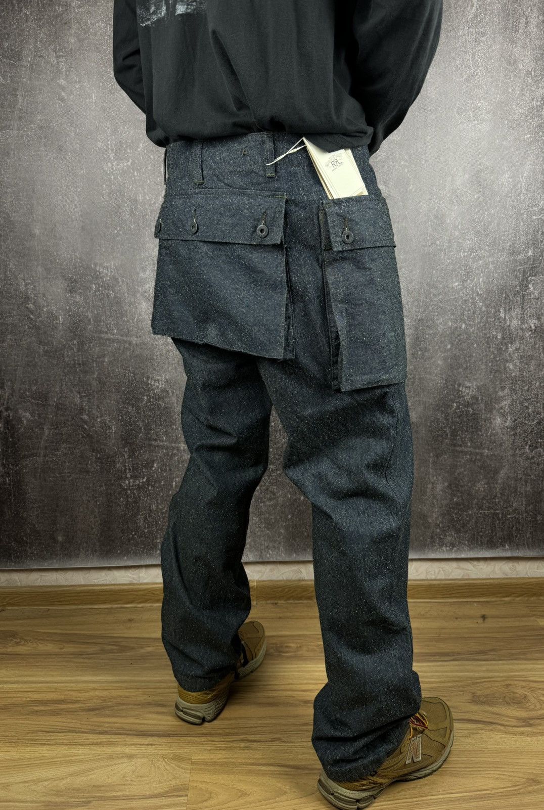 RRL Double RL Monkey Type Denim Cargo