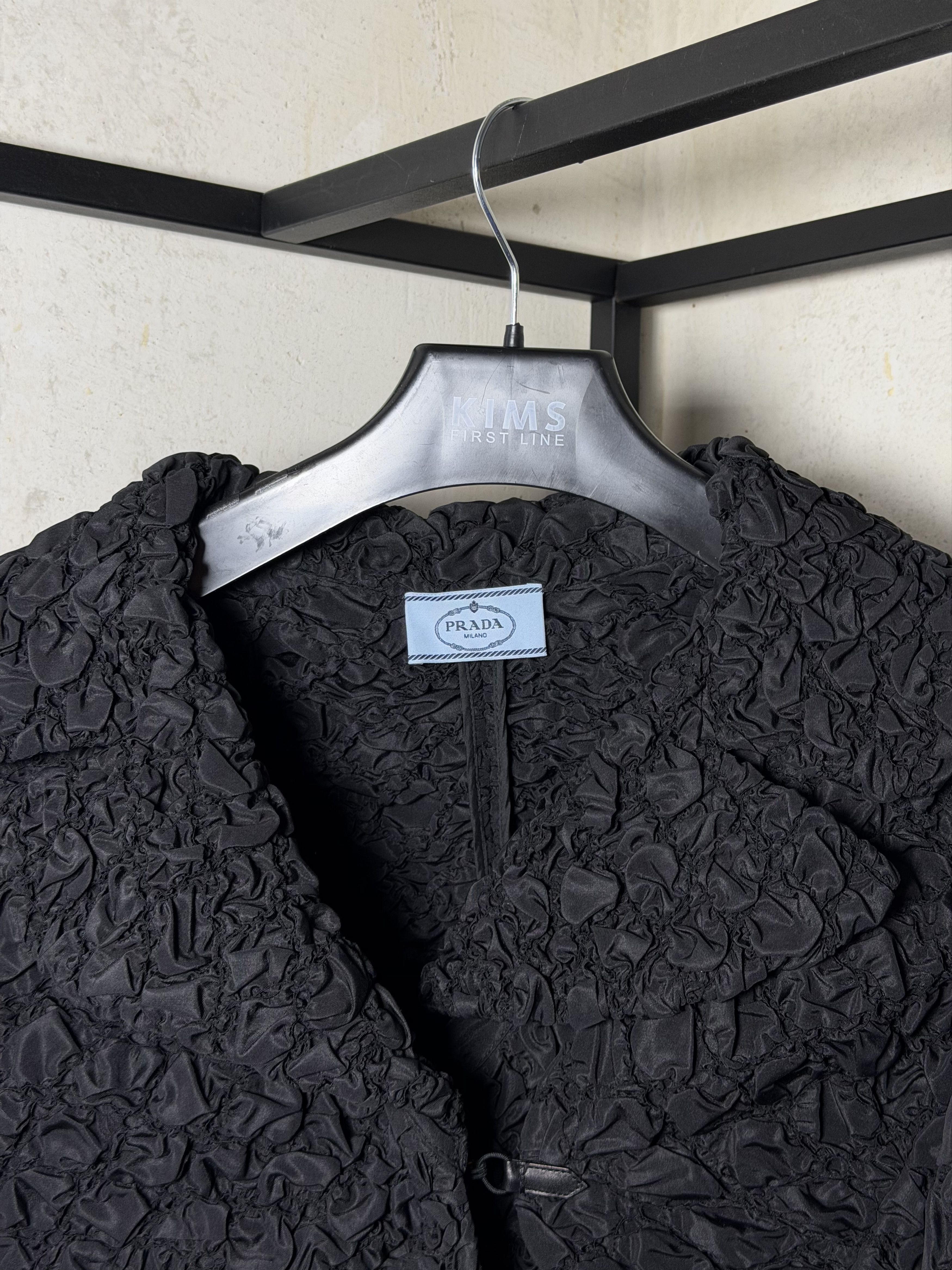 Prada Prada FW2007 Crinkled Quilted Coat Size S / US 4 / IT 40 - 4 Thumbnail