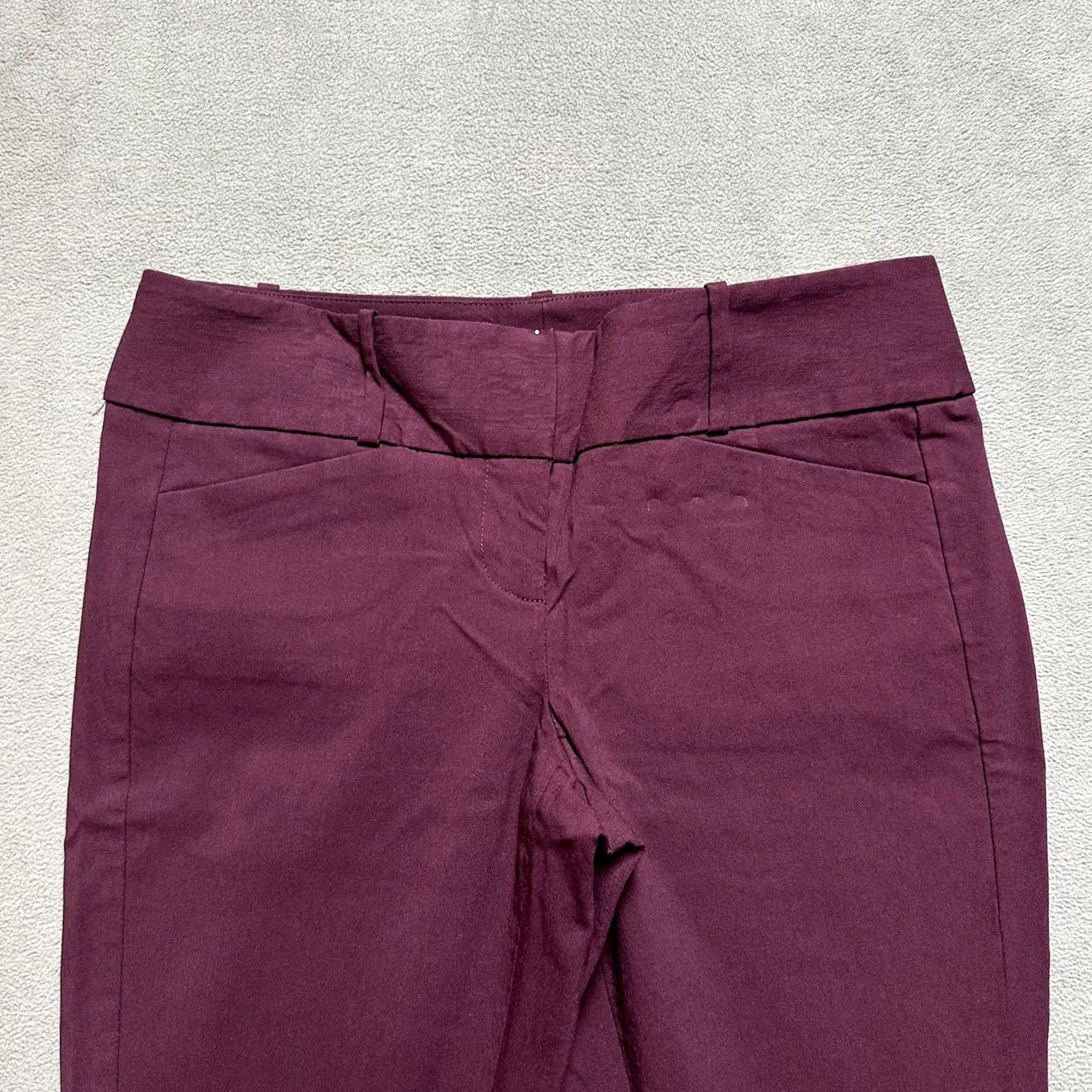 Vintage The Limited Red Dress Pants Womens 4R Slim Stretch Pockets Solid Flat Front Skinny Trousers Pants 4 Regular 30in Inseam Men? Womens Size 27" / US 4 / IT 40 - 3 Thumbnail