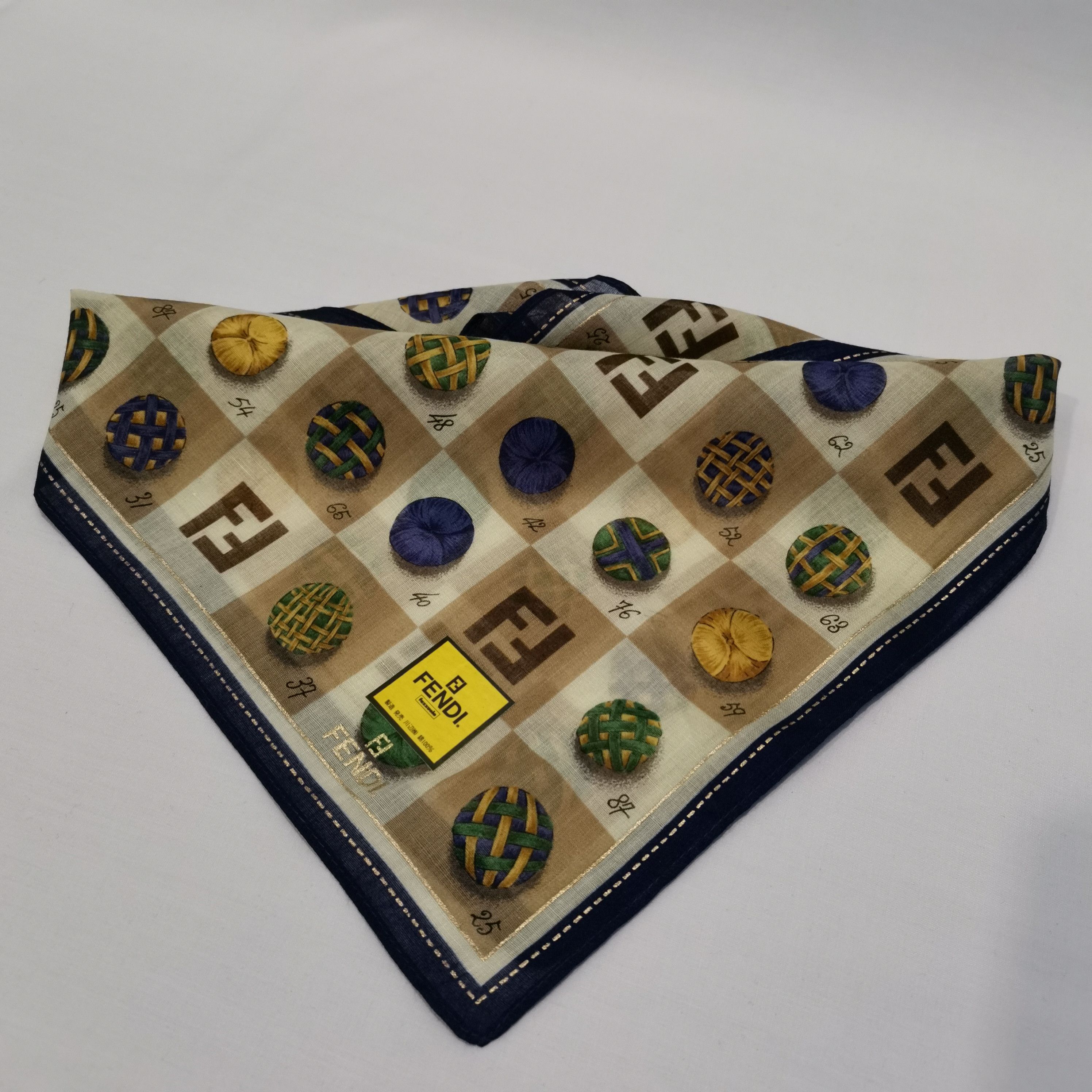 Fendi FENDI HANDKERCHIEF/ BANDANA/ SCARF Size ONE SIZE - 1 Thumbnail