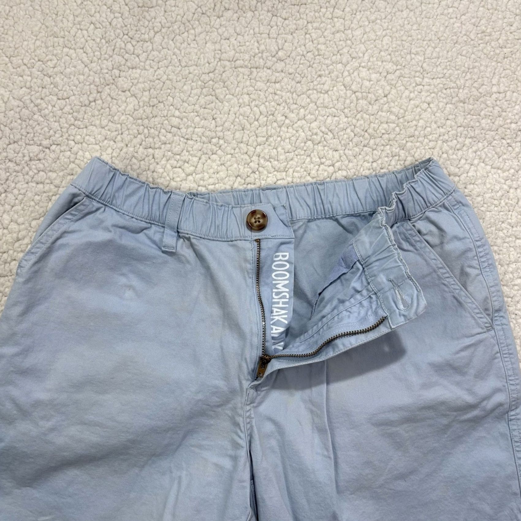 Chubbies Chubbies Shorts Mens Size M Blue Pull On Elastic Flat Front Chino 7" Inseam Size US 31 - 4 Thumbnail