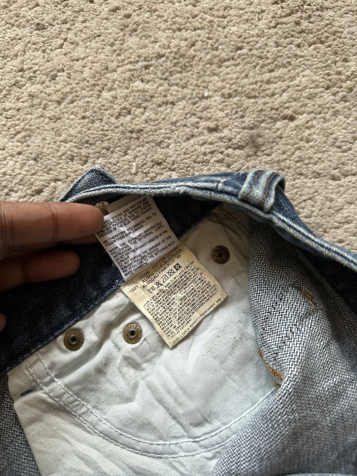 Diesel 2000s Diesel Low Rise Faded Wash Flare Jeans Size 29" - 12 Thumbnail