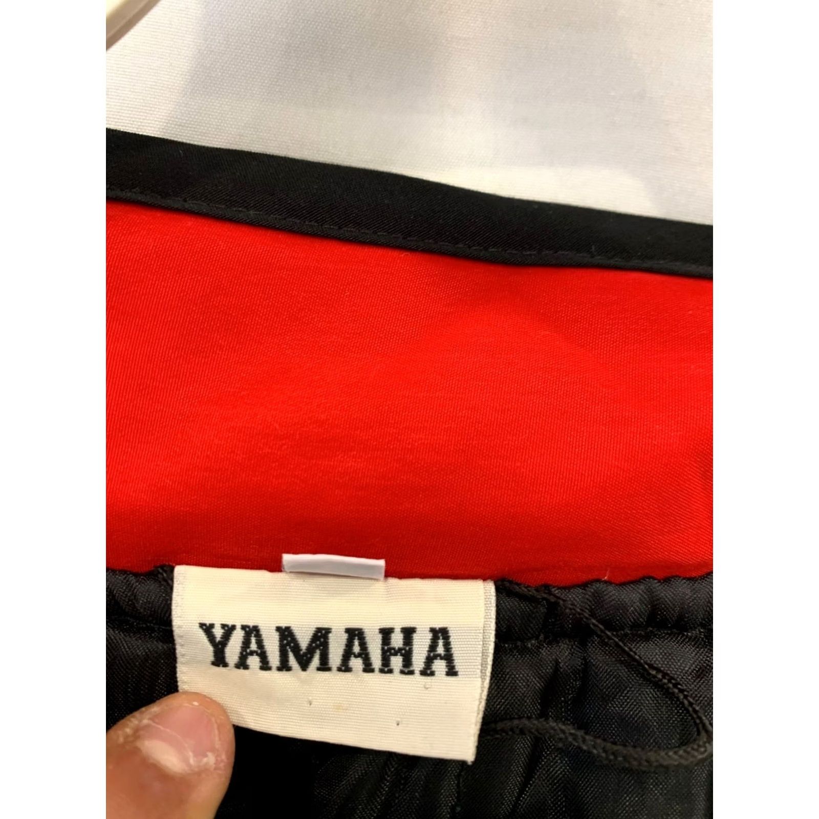 Yamaha VINTAGE Yamaha Racing Jacket Mens L Red Black Motorcycle Team Jacket Motorsport #157 Size US L / EU 52-54 / 3 - 3 Thumbnail