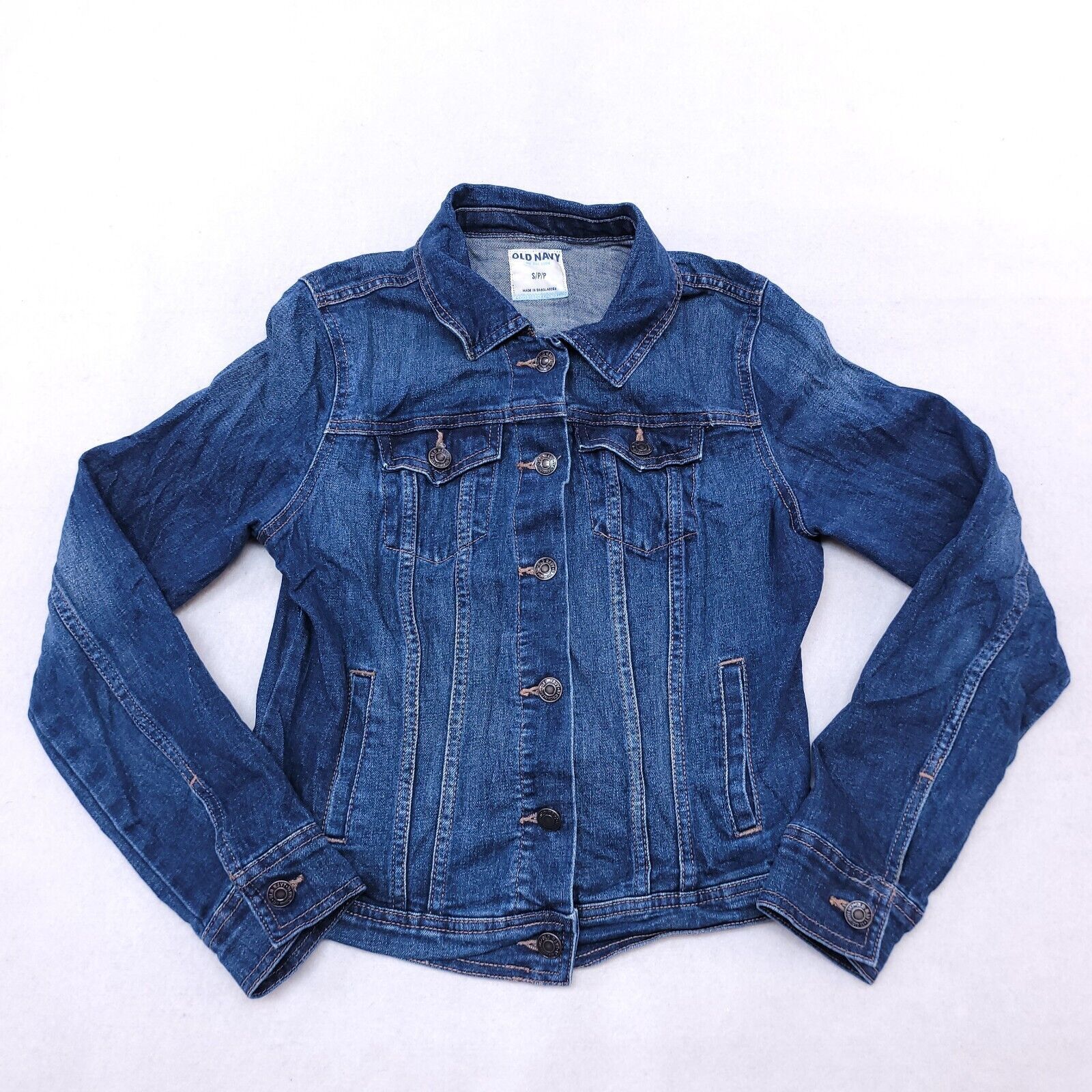 Old Navy Old Navy Button Up Jean Jacket Womens Size Small S Blue Size S / US 4 / IT 40 - 2 Thumbnail