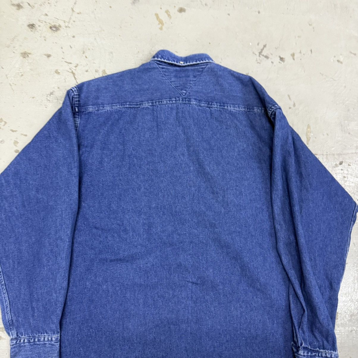 Tommy Hilfiger × Vintage Vintage Tommy Hilfiger Denim Corduroy CDG Inspired Shirt Size US XL / EU 56 / 4 - 7 Thumbnail