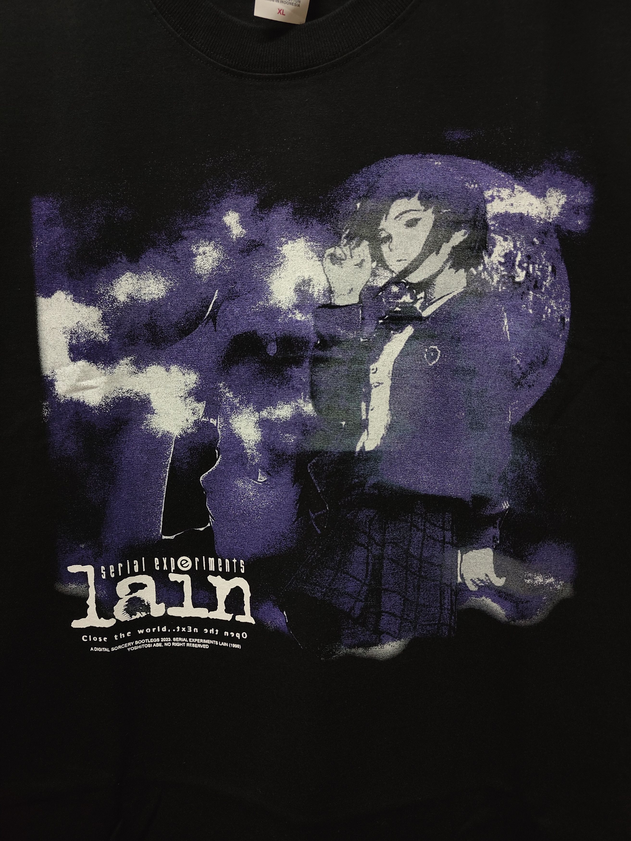 Anime Serial Experiments Lain The Files T-shirt Size US XL / EU 56 / 4 - 2 Thumbnail