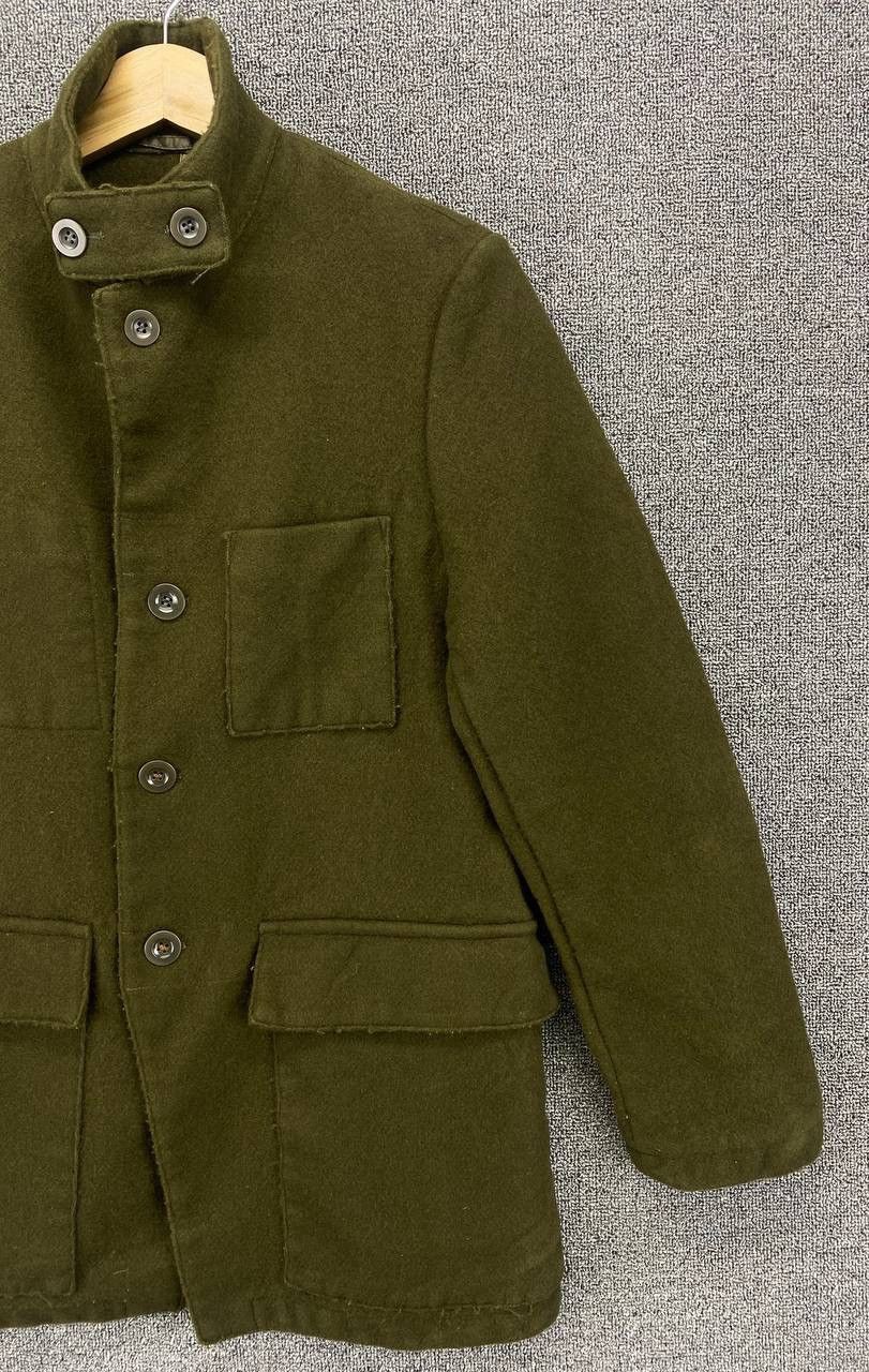 Japanese Brand Vintage 291295 Homme Button Up Wool Jacket Size M / US 6-8 / IT 42-44 - 4 Thumbnail