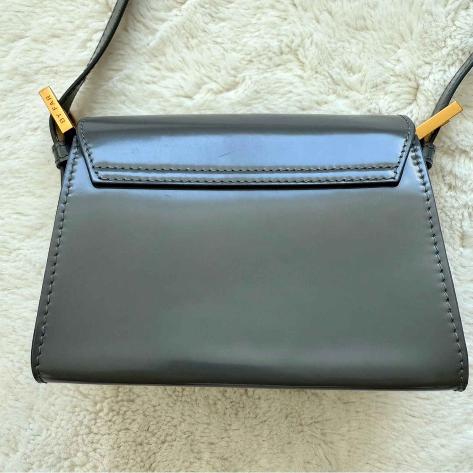 By Far By Far vegetarian leather grey top handle bag Retail 350$ Size ONE SIZE - 8 Thumbnail