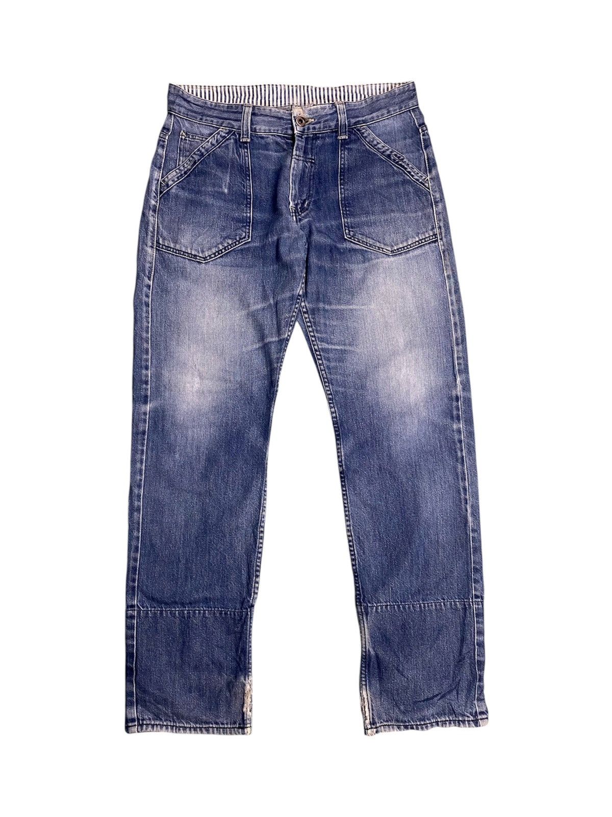 Smith's American B Smith Faded buckle Jeans Size US 34 / EU 50 - 1 Thumbnail