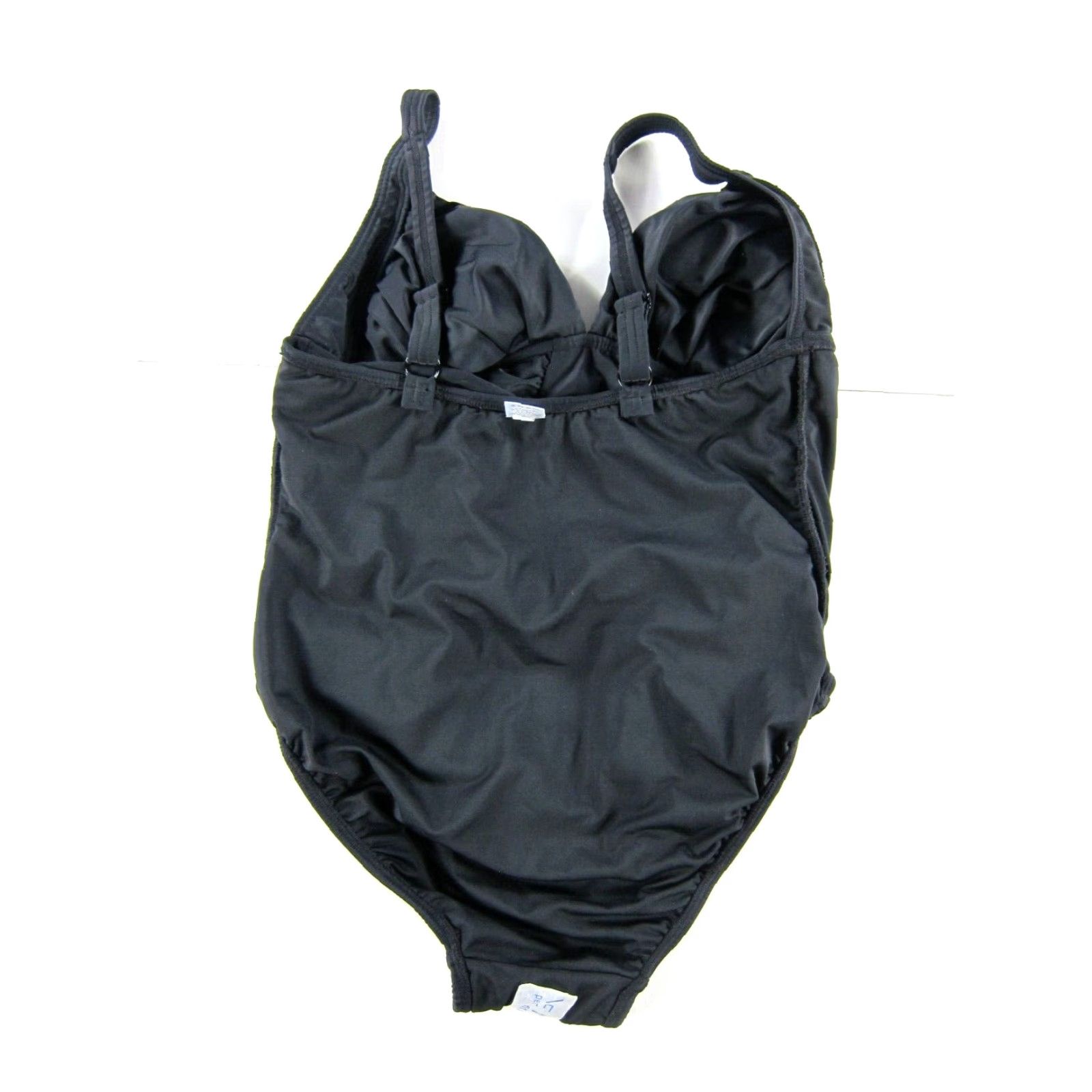 Venus VENUS Black Ruched Slimming Built In Bra One Piece Swimsuit Women 18 Size ONE SIZE - 4 Thumbnail