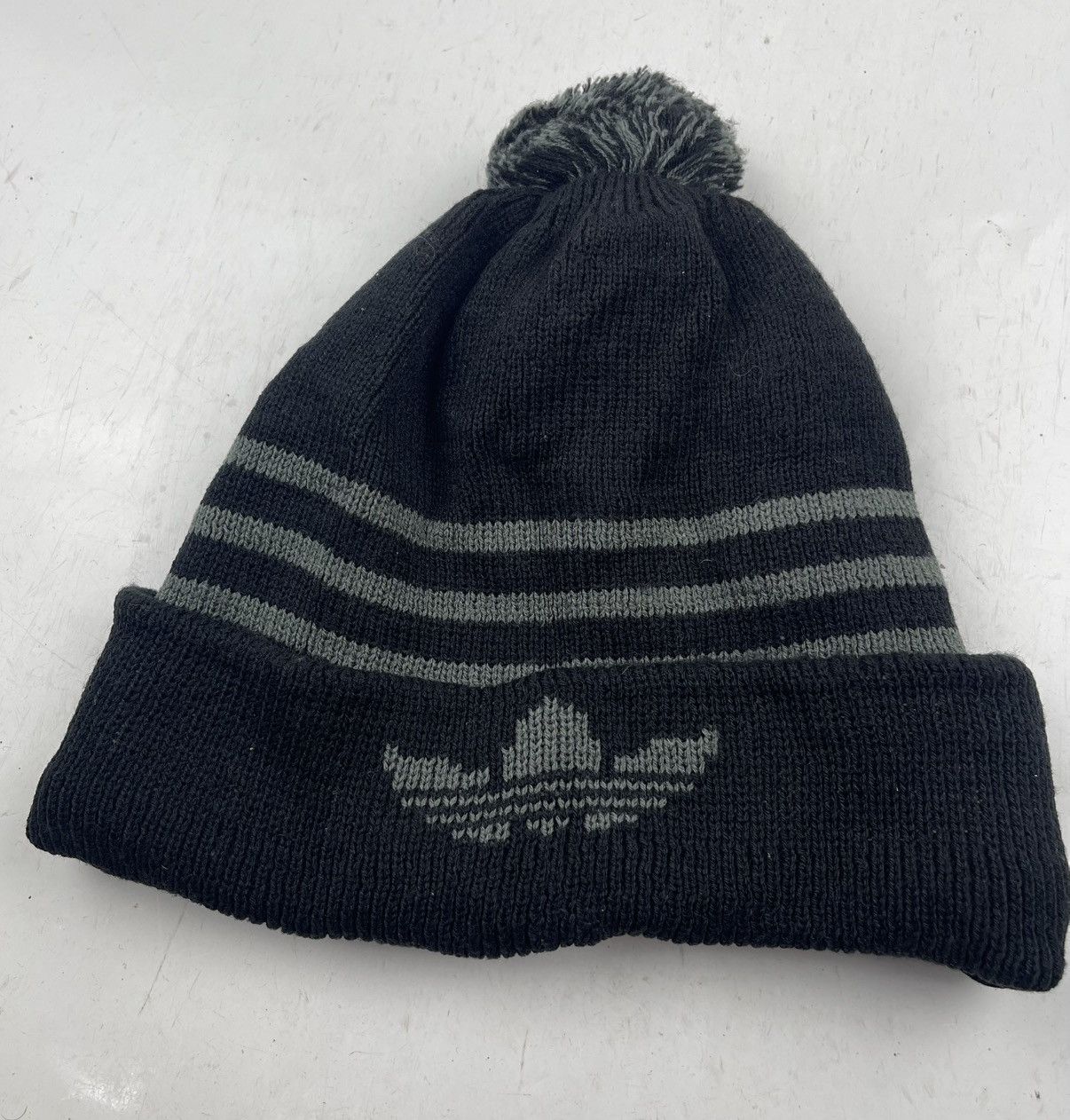 Adidas vintage adidas beanie hat tc47 Size ONE SIZE - 6 Thumbnail