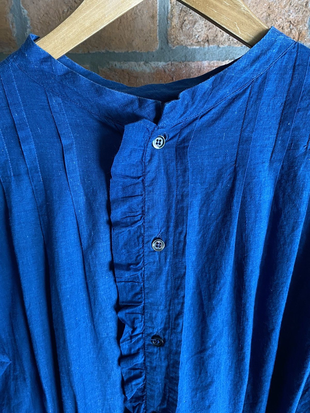 45rpm 45rpm Ruffled indigo Blouse Size XS / US 0-2 / IT 36-38 - 14 Thumbnail