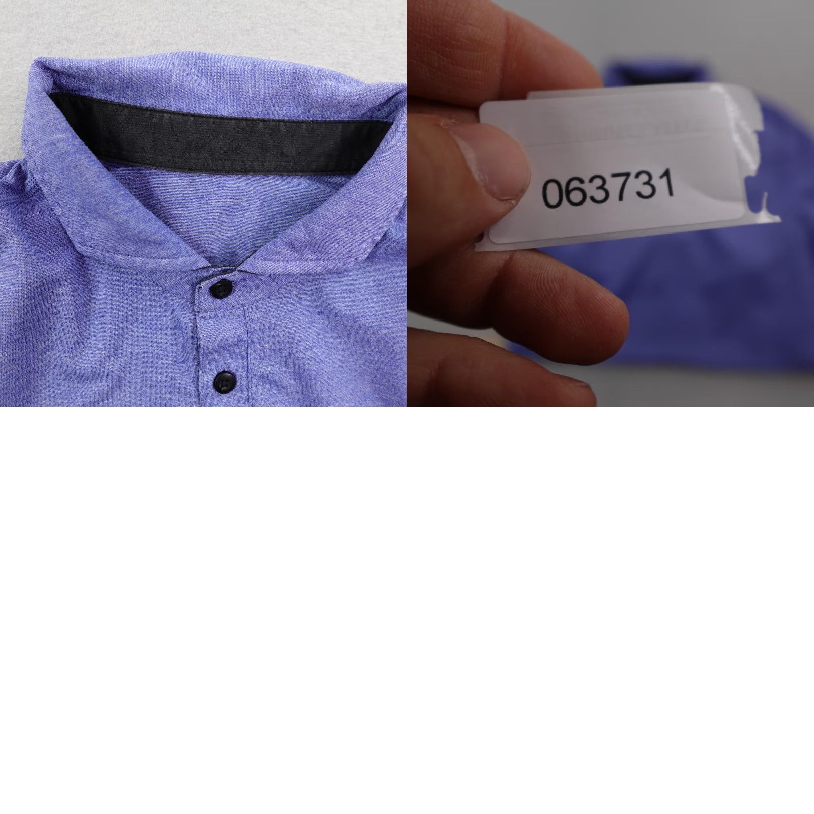 Lululemon Lululemon Polo Shirt Mens Large Blue Evolution Performance Golf Athletic Flex ^ Size US M / EU 48-50 / 2 - 8 Thumbnail