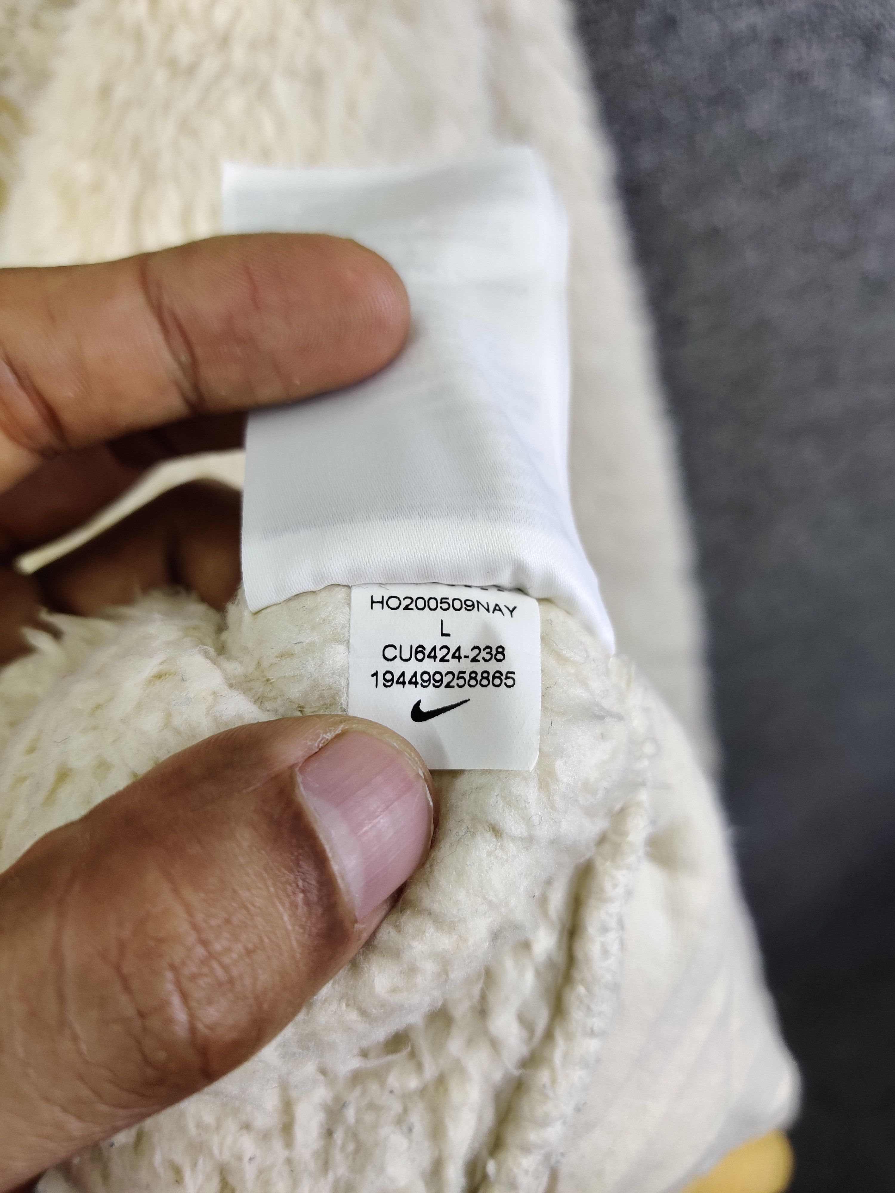 Nike Vintage Nike Fleece Button Ups Jacket Size US L / EU 52-54 / 3 - 15 Thumbnail