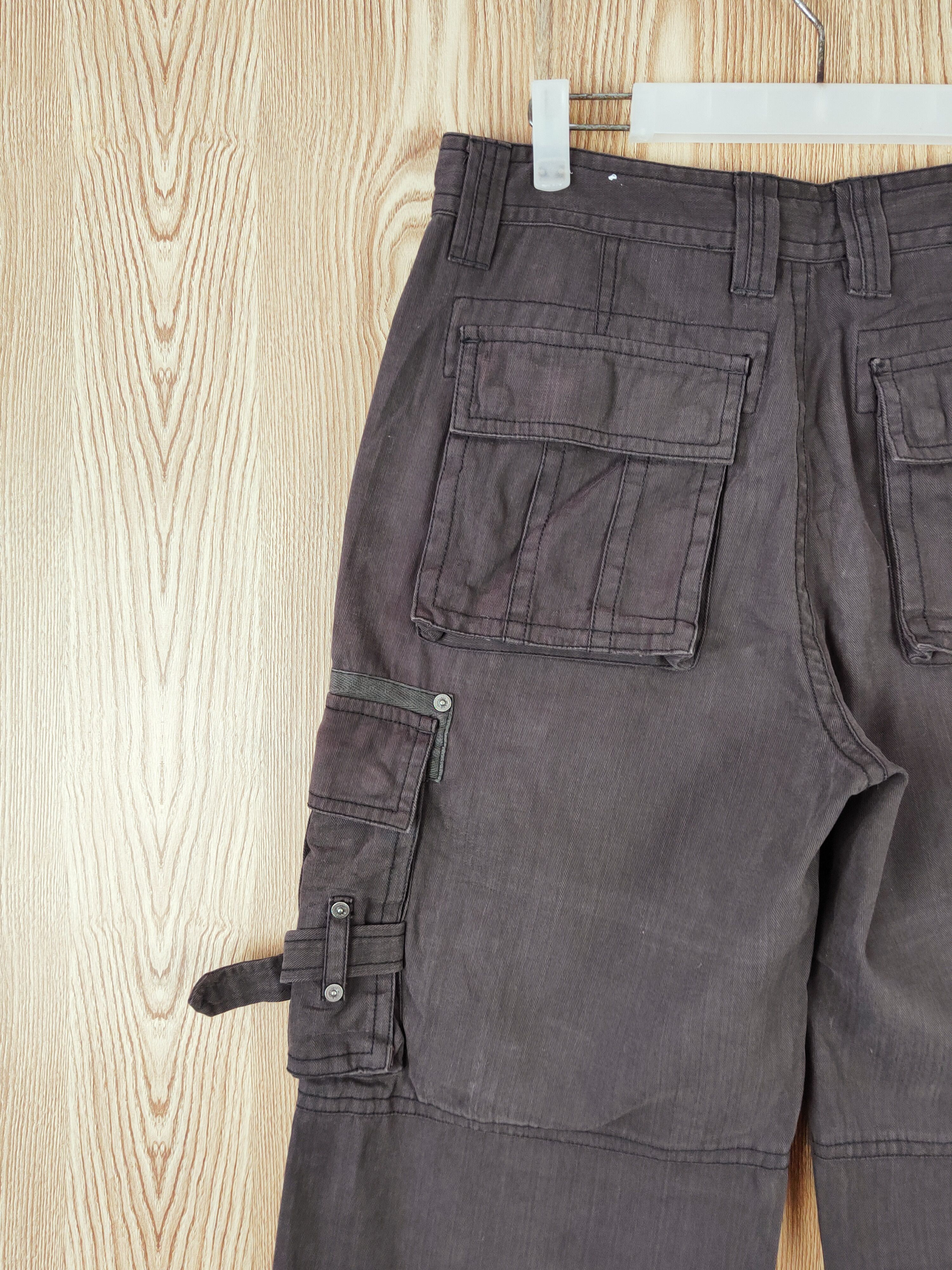 Japanese Brand Ally of the Joff Dark Brown Multipocket Cargo Pants #W925 Size US 32 / EU 48 - 8 Thumbnail