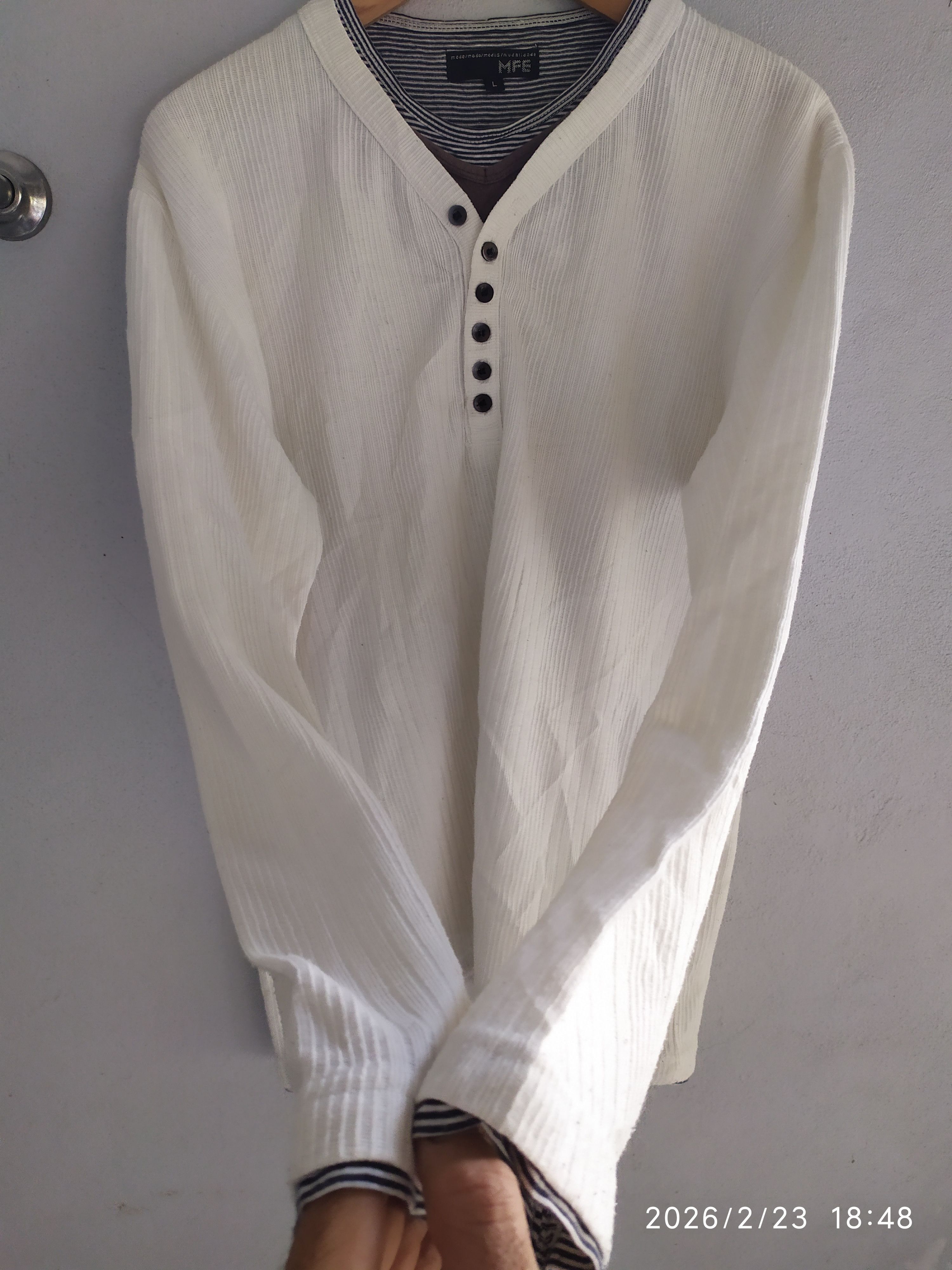 If Six Was Nine 2000s Japanese Mfe double layer long slevee Size US L / EU 52-54 / 3 - 8 Thumbnail