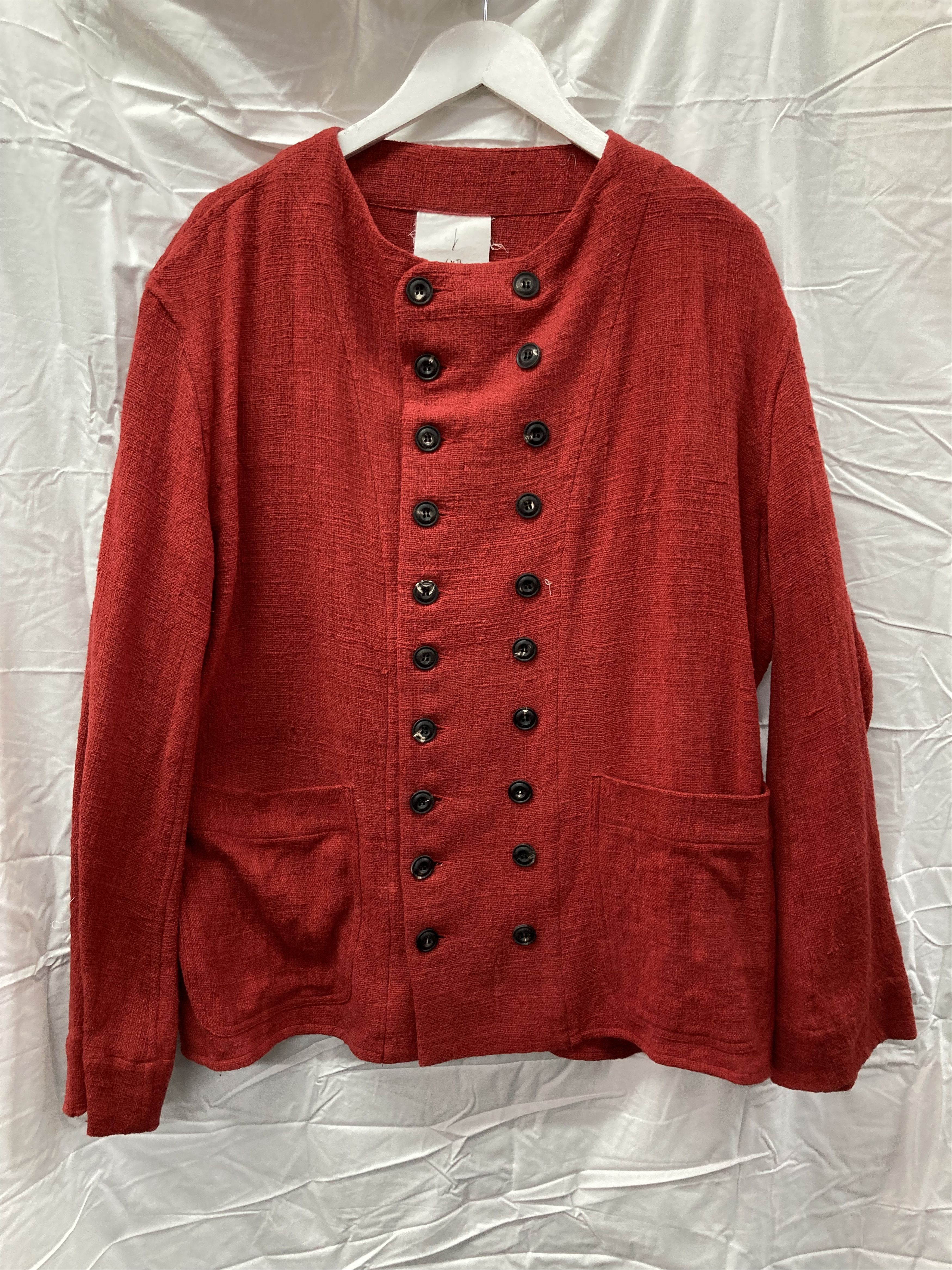 image of John Alexander Skelton Cxii Db Shirt in Red, Men's (Size Medium)