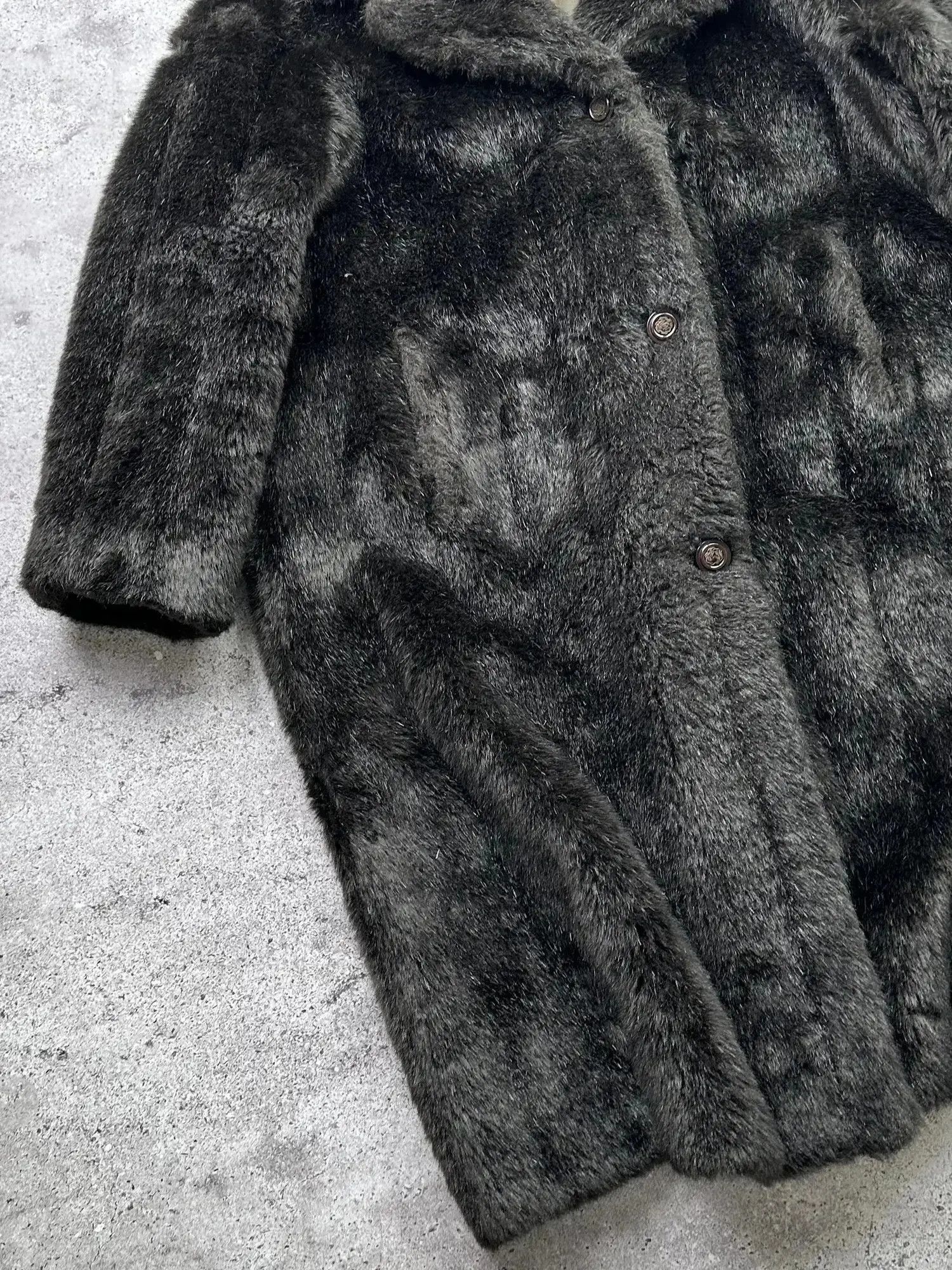 Japanese Brand Vintage Faux Fur Coat C153(V34) Size L / US 10 / IT 46 - 4 Thumbnail