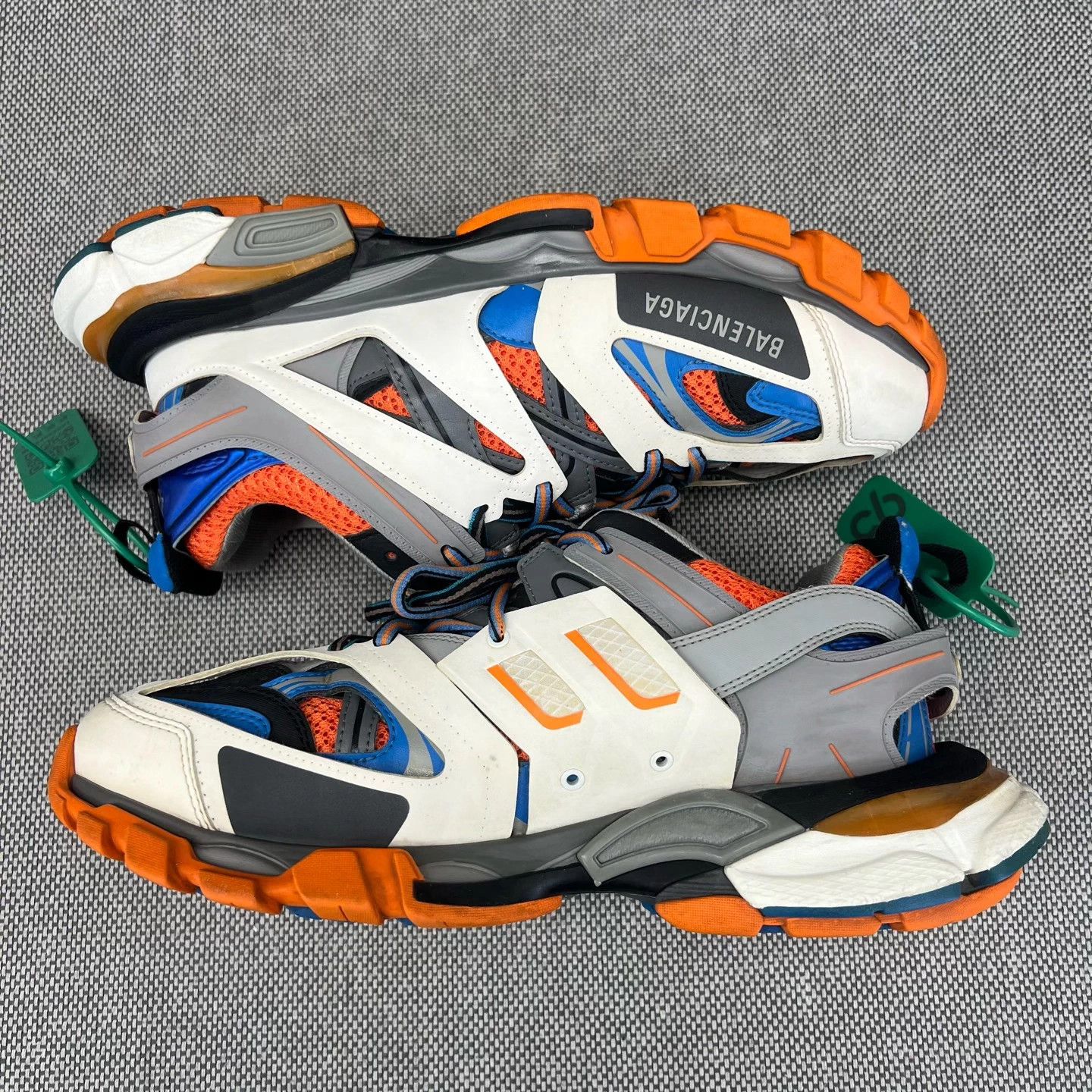 Balenciaga Balenciaga Track White Orange Blue 41 New Box Size US 8 / EU 41 - 2 Thumbnail