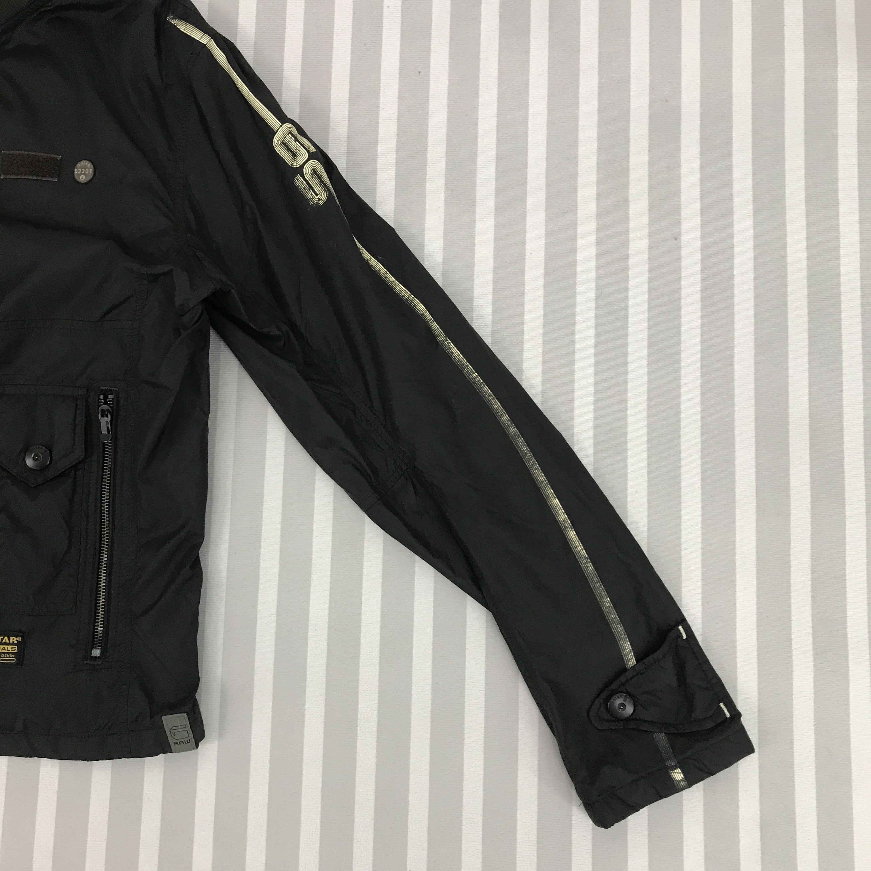 G-Star Vintage G-star raw black jacket windbreaker jacket Size US L / EU 52-54 / 3 - 4 Thumbnail