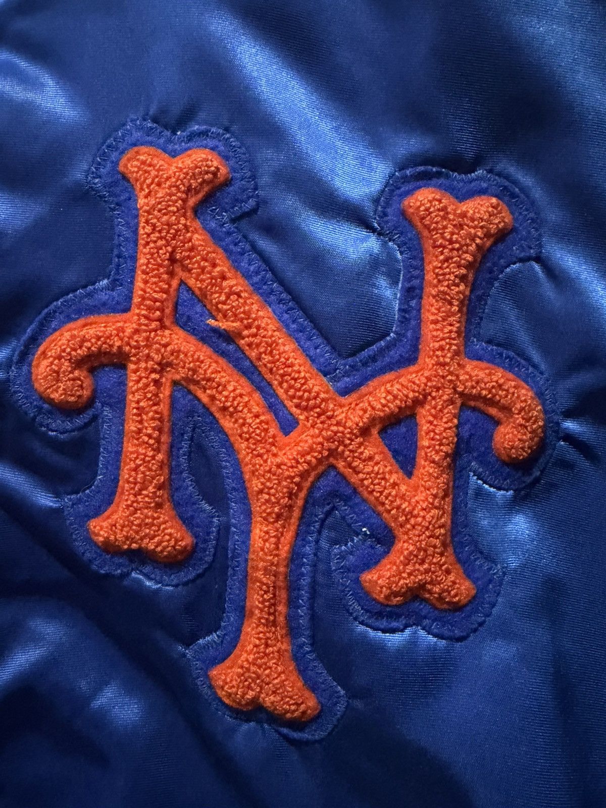 Starter Vintage 80s Starter Mets satin bomber jacket Size US M / EU 48-50 / 2 - 14 Thumbnail