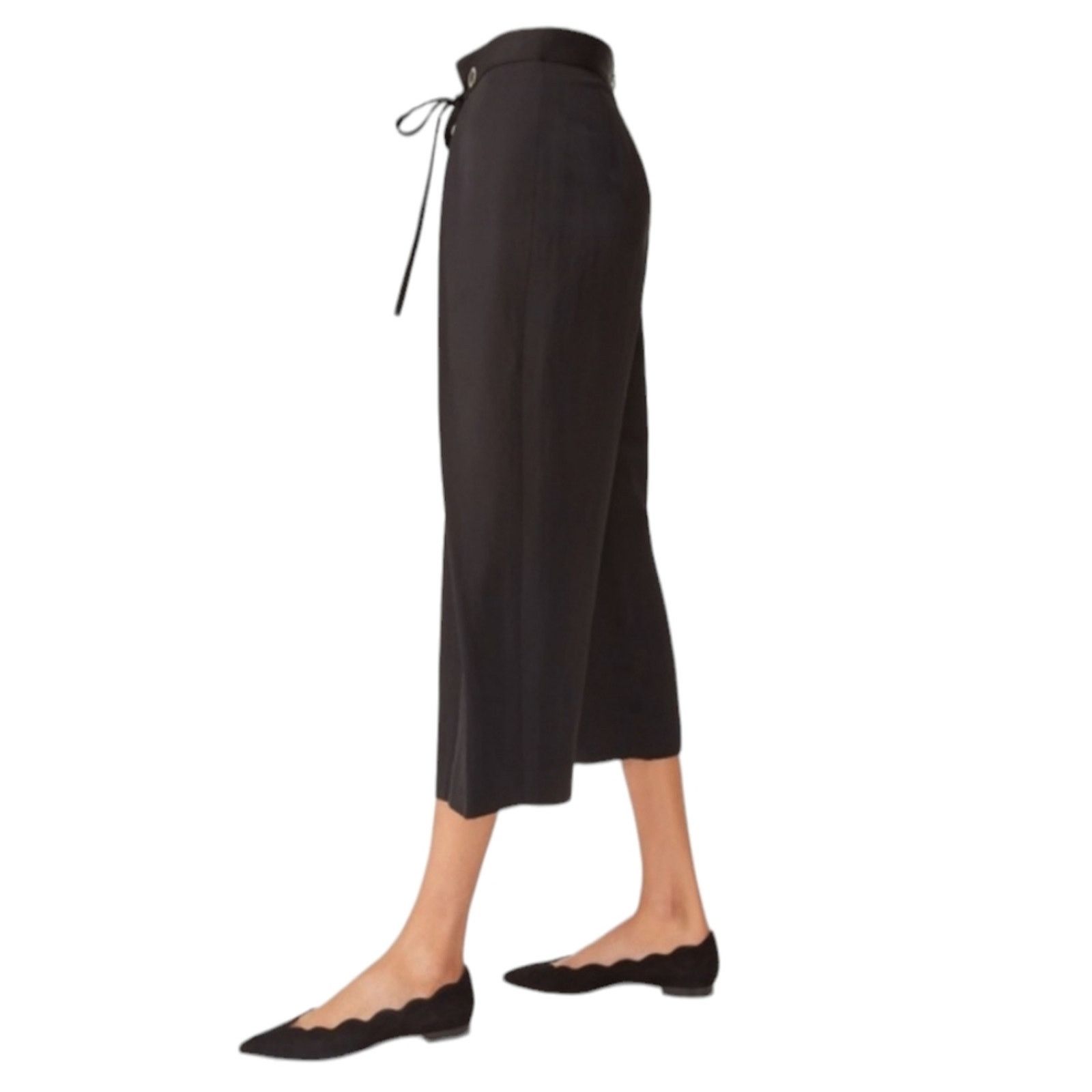 Club Monaco Club Monaco Janetta Crop Wide Leg Pants 0 Size 25" / US 0 / IT 36 - 2 Thumbnail