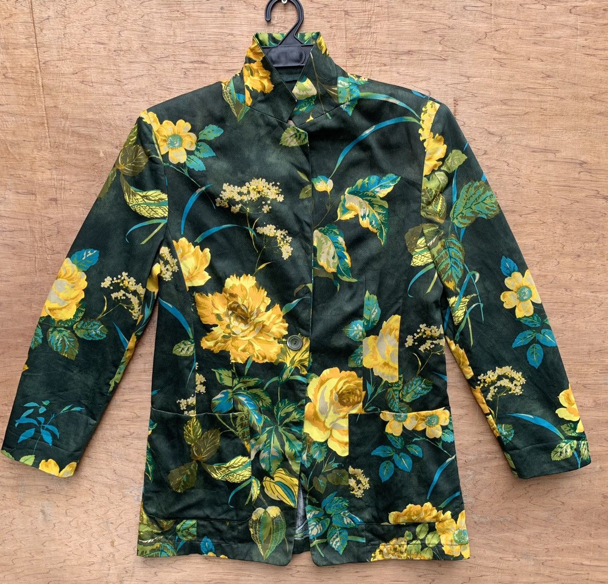 Vintage Vintage Mondi Business Floral Full Print Blazzer Size M / US 6-8 / IT 42-44 - 2 Thumbnail