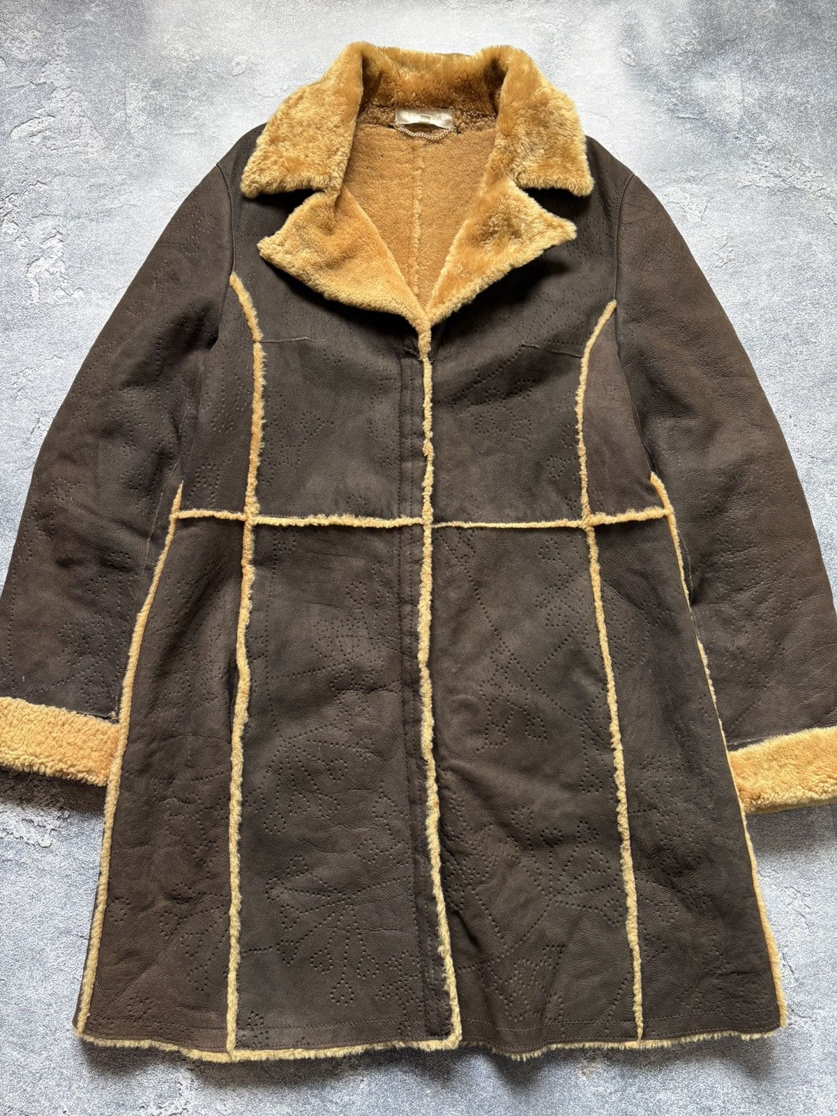 Escada Vintage Escada Luxury Shearling Lambskin Leather Coat Jacket Size M / US 6-8 / IT 42-44 - 2 Thumbnail