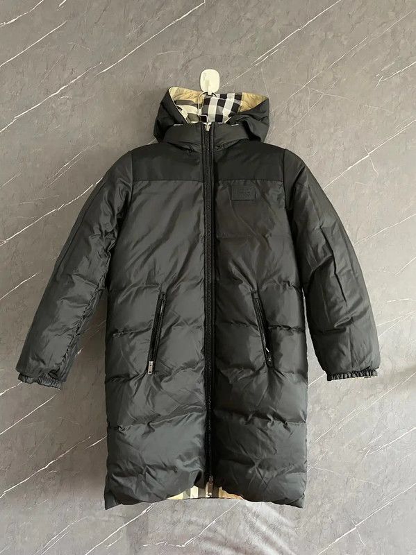 Burberry Burberry Black Women's Down Coat Size L / US 10 / IT 46 - 1 Thumbnail