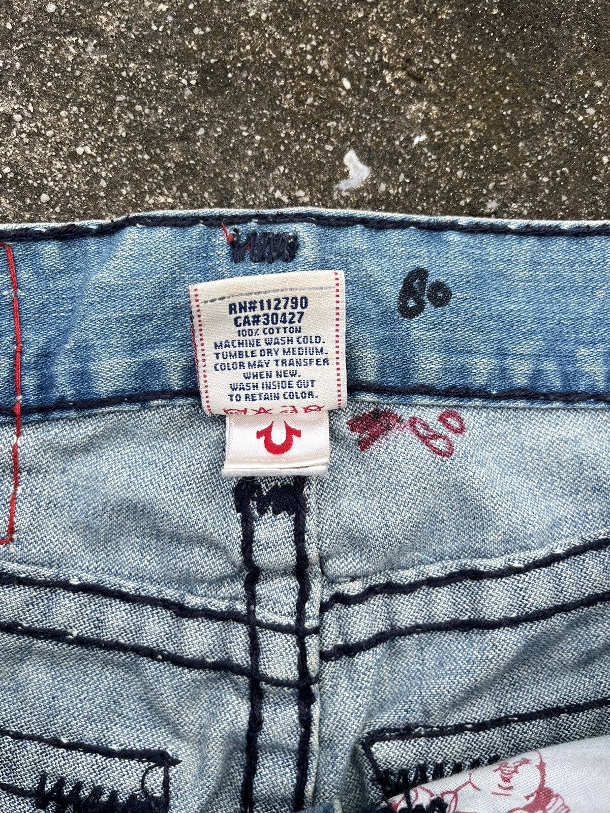 If Six Was Nine × Le Grande Bleu (L.G.B.) × True Religion True Religion Flared Denim Pants Size US 31 - 10 Thumbnail