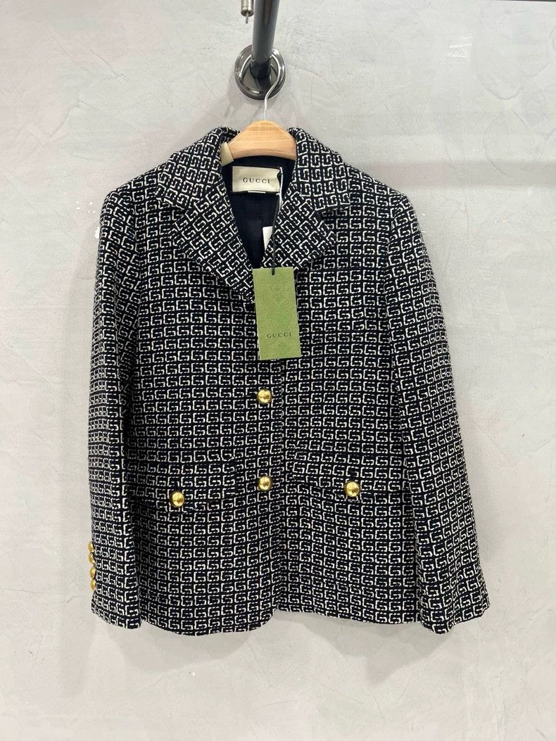 Gucci Gucci Size 38 Full G letter logo wool jacket 2503-Nextarrow Size US S / EU 44-46 / 1 - 7 Thumbnail