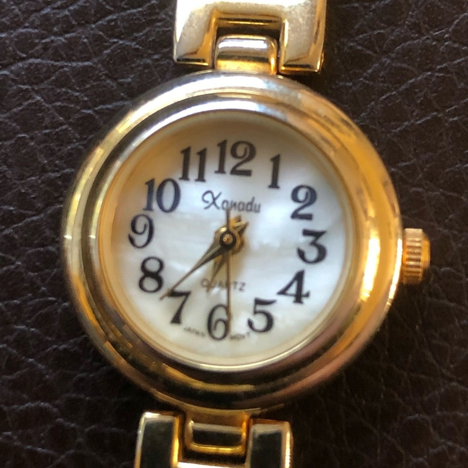 Jewelry Xanadu faux shell mother of pearl face gold tone watch Size ONE SIZE - 4 Thumbnail