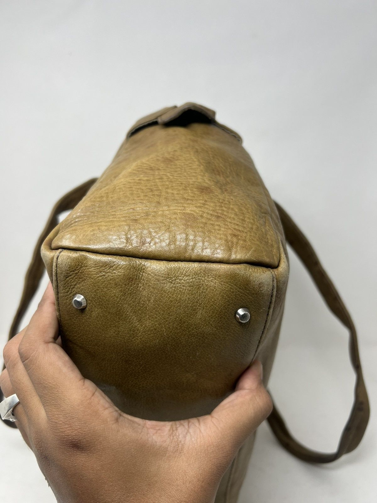 Margaret Howell Margaret Howell Idea Leather Handbag Size ONE SIZE - 7 Thumbnail