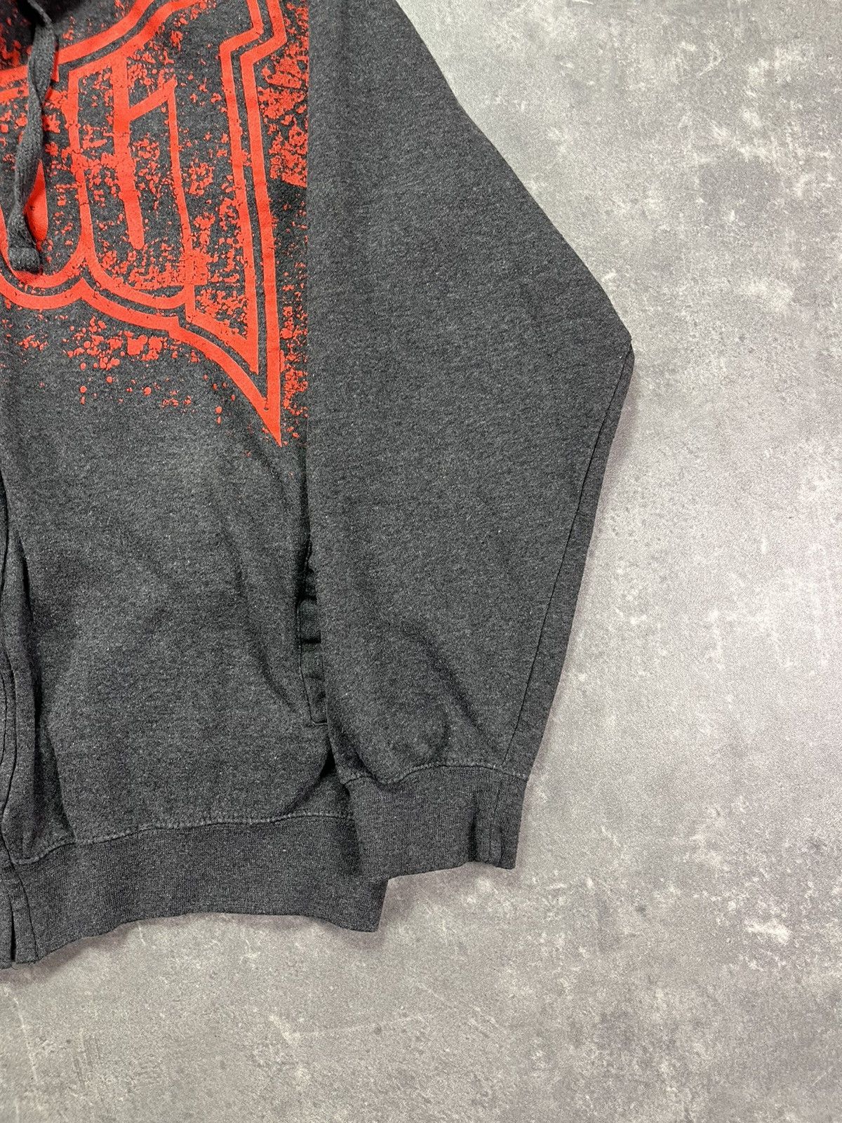 Tapout Tapout Big Splash Logo Grey Zip Hoodie XXL XL Affliction Size US XXL / EU 58 / 5 - 5 Thumbnail
