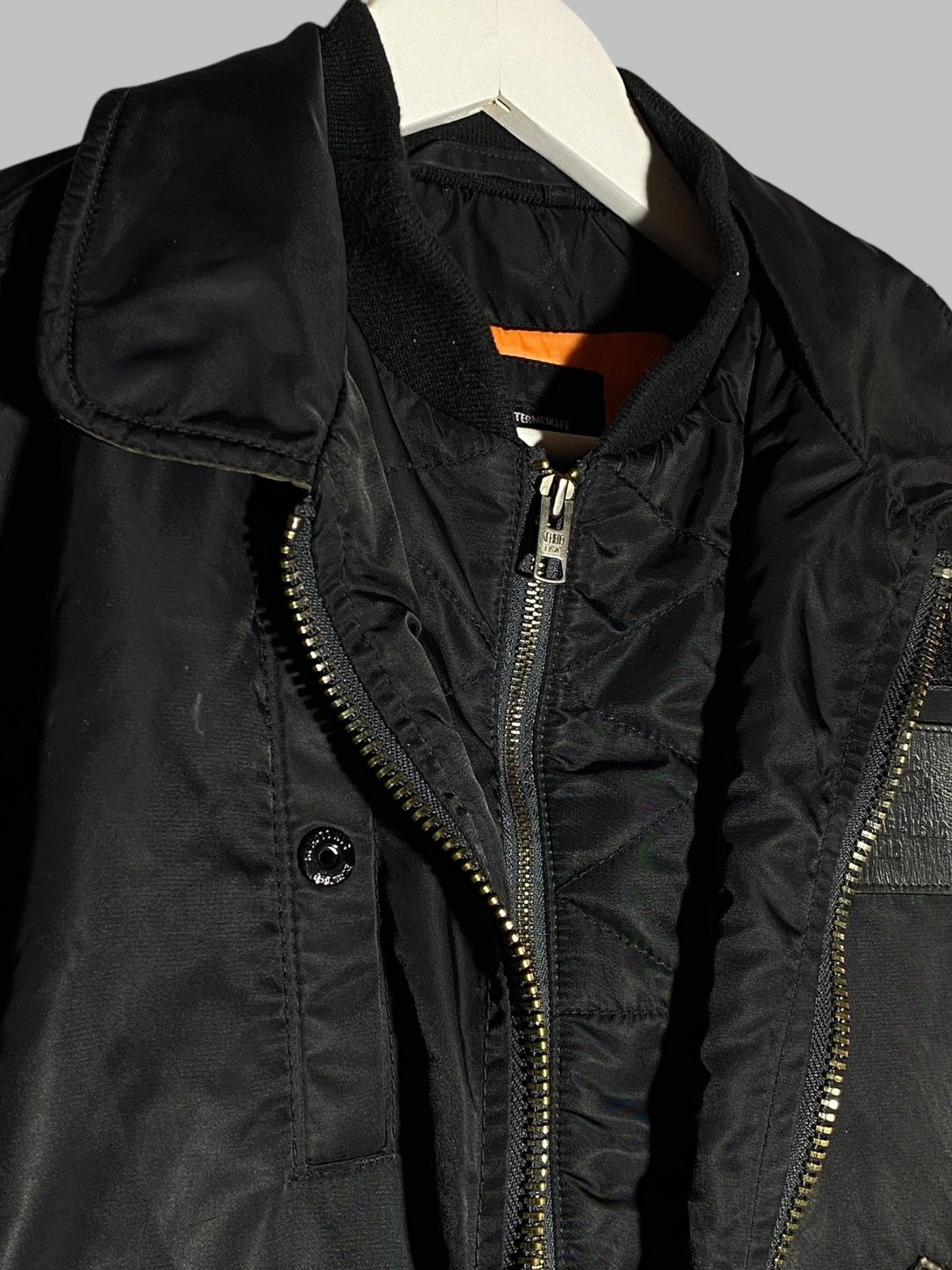 Schott 🔥 SCHOTT NYC CWU-R BOMBER JACKET DISTRESSED CUFFS VTG STYLE Size US M / EU 48-50 / 2 - 5 Thumbnail