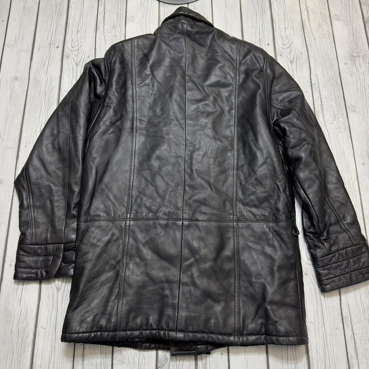 Vintage Vintage leather jacket Size US M / EU 48-50 / 2 - 2 Thumbnail