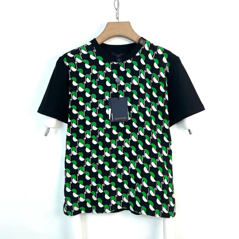 Louis Vuitton Louis Vuitton Short Sleeve Black Cotton T-Shirt 0089 Size S / US 4 / IT 40 - 1 Thumbnail