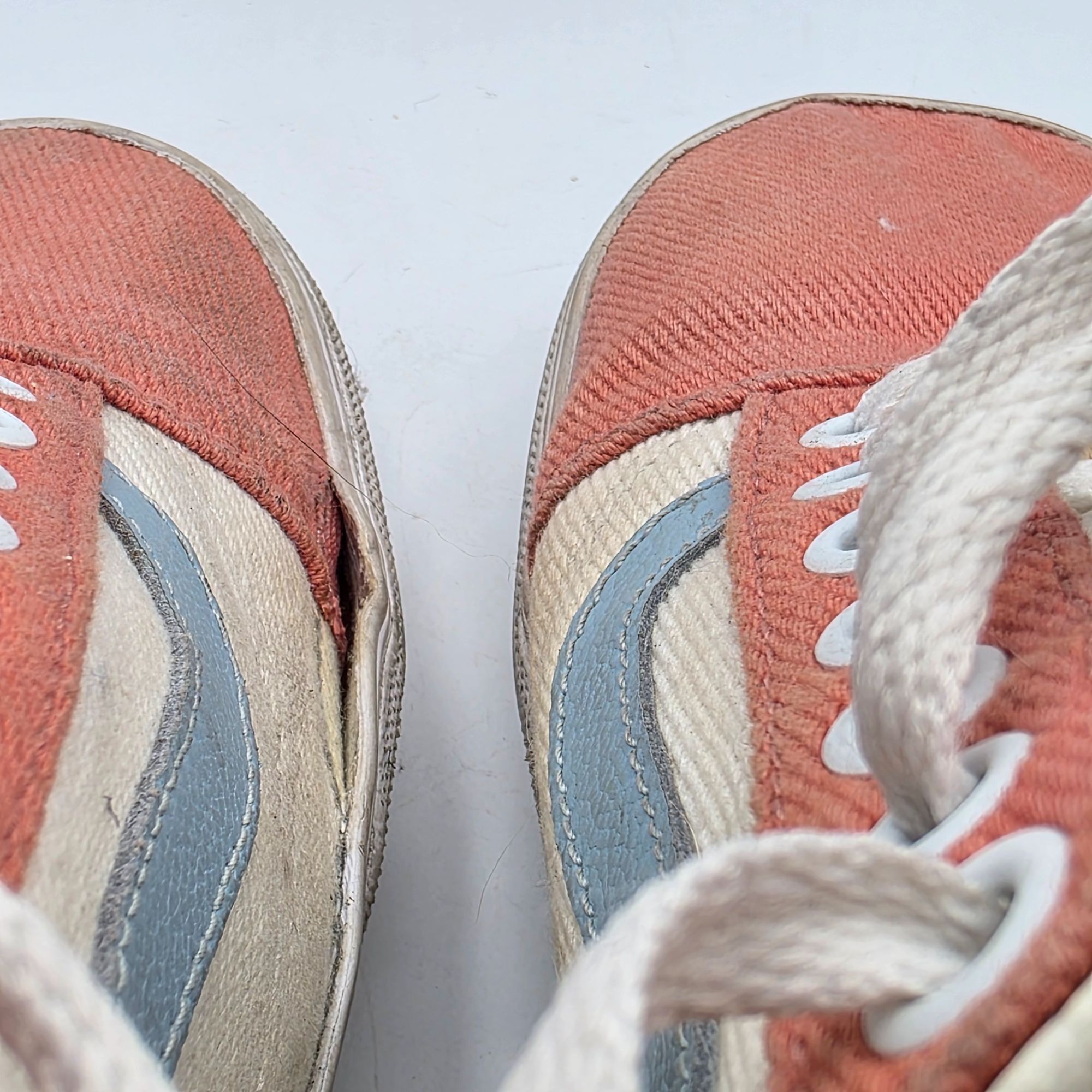 Vans Vans Old Skool Platform Womens 9 Pastel Twill Sneakers Coral Size US 7.5 / IT 37.5 - 8 Thumbnail