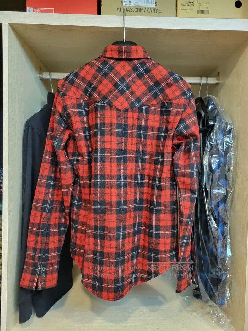 Other Saint Laurent Red Plaid Wool Shirt. Size US M / EU 48-50 / 2 - 2 Thumbnail