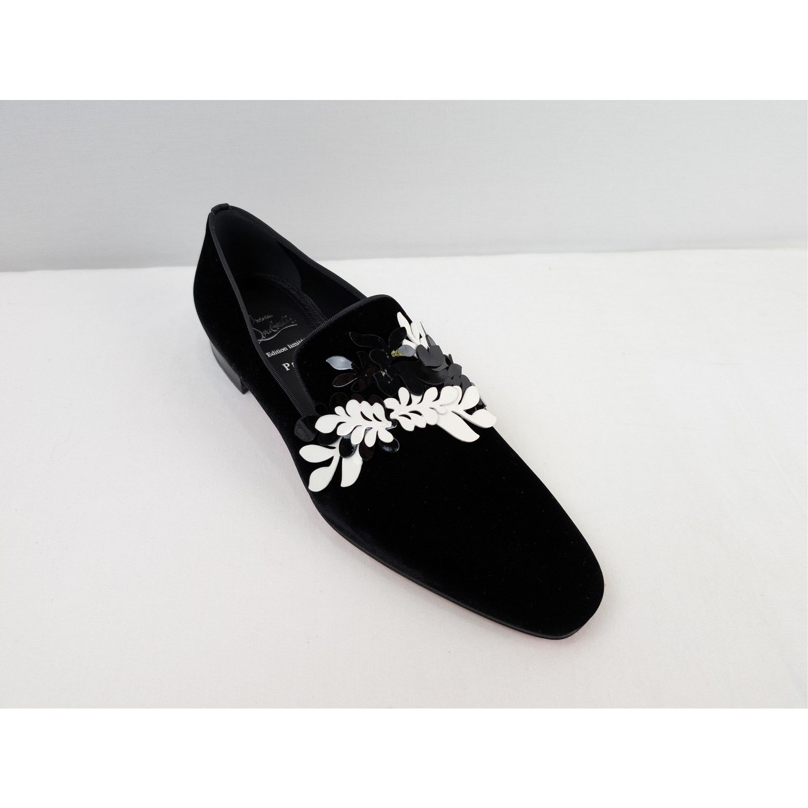 Christian Louboutin o1rshd1 Dandelion Petunia Flat Loafers Shoe Boots in Black Size US 12 / EU 45 - 3 Thumbnail