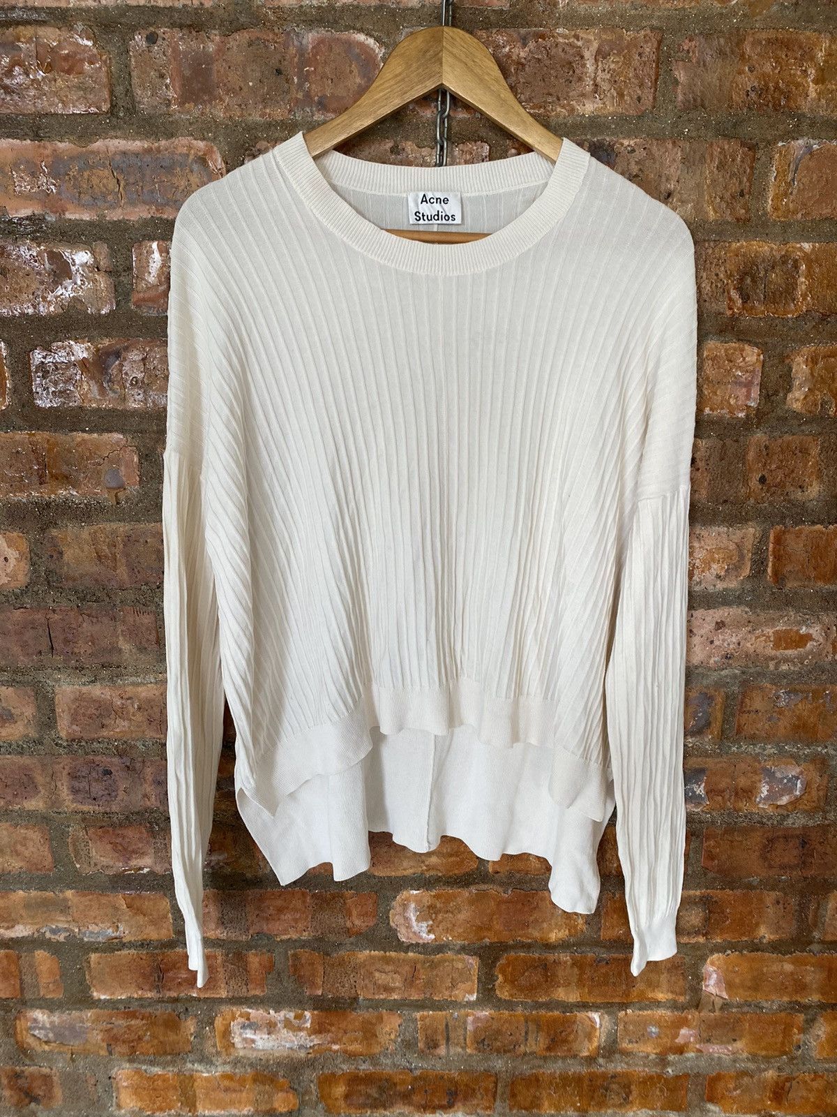最終SALE＊ACNE STUDIOS＊issy rib定番サマーリブニット＊ SALE＊ACNE STUDIOS＊issy rib定番サマーリブニット＊レッド