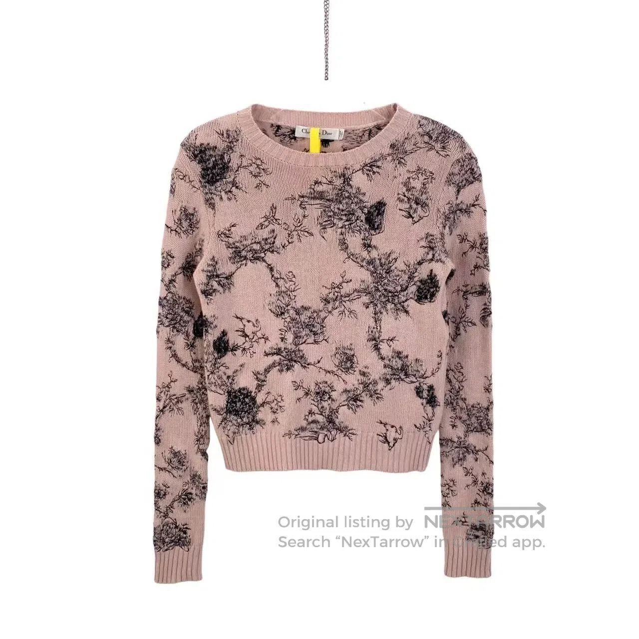 Dior Dior Jungle embroidery knitted sweater| Size XXS / US 00 / IT 34 - 1 Thumbnail