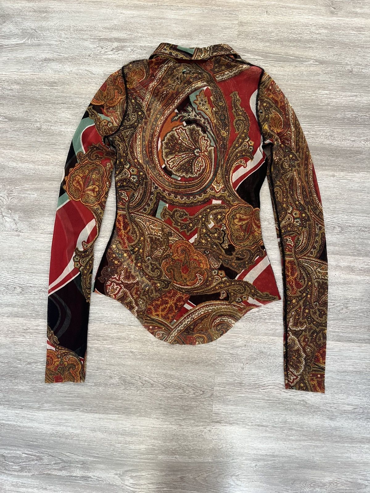 Jean Paul Gaultier × Vintage Vintage Jean Paul Gaultier Meille Femme Mesh Top Size M / US 6-8 / IT 42-44 - 2 Thumbnail