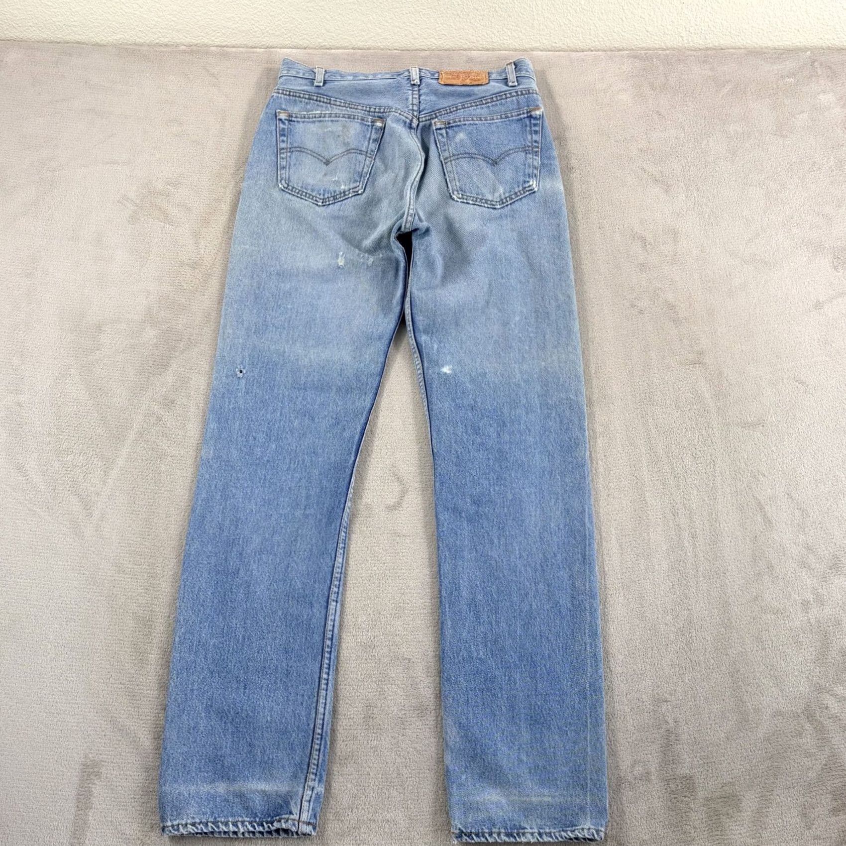 Levi's Vintage Levi'S 501 Men Blue Denim Button Fly 31x33 - USA Size US 31 - 7 Thumbnail