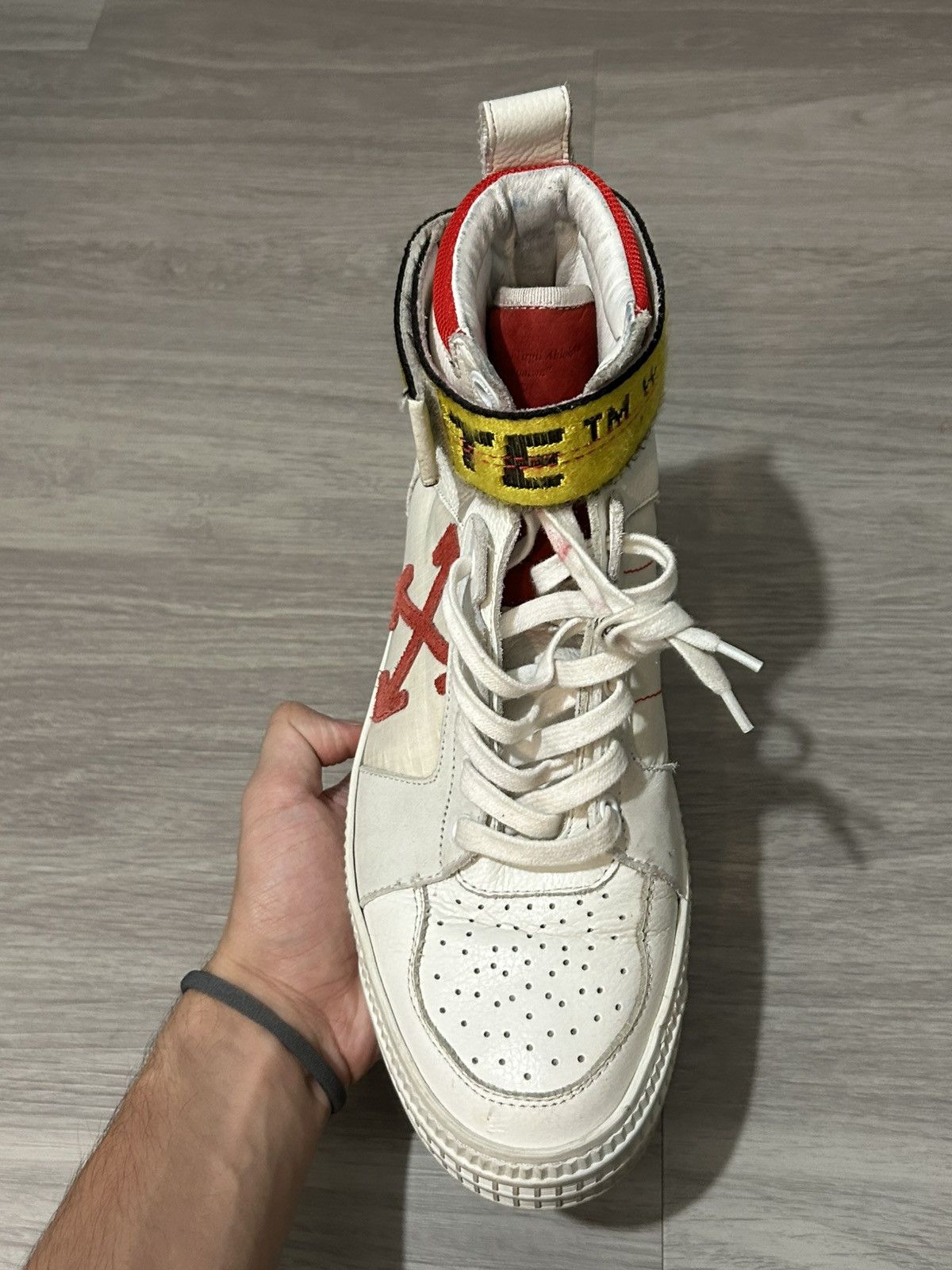 Off-White Virgil Abloh Off-White 3.0 High Arrows Sneaker Size 9 Size US 9 / EU 42 - 8 Thumbnail