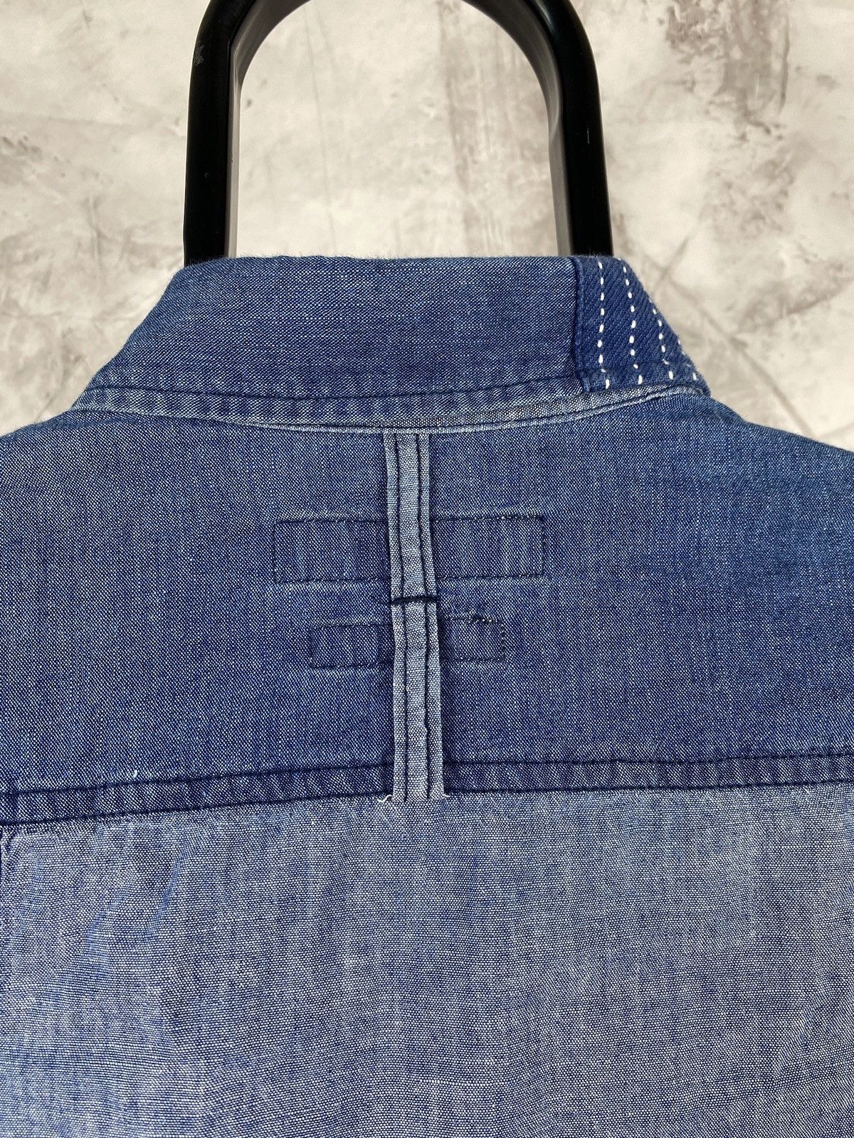FDMTL Fdmtl blue shirt patch work Japanese Tokyo Japan streetwear Size US L / EU 52-54 / 3 - 11 Thumbnail