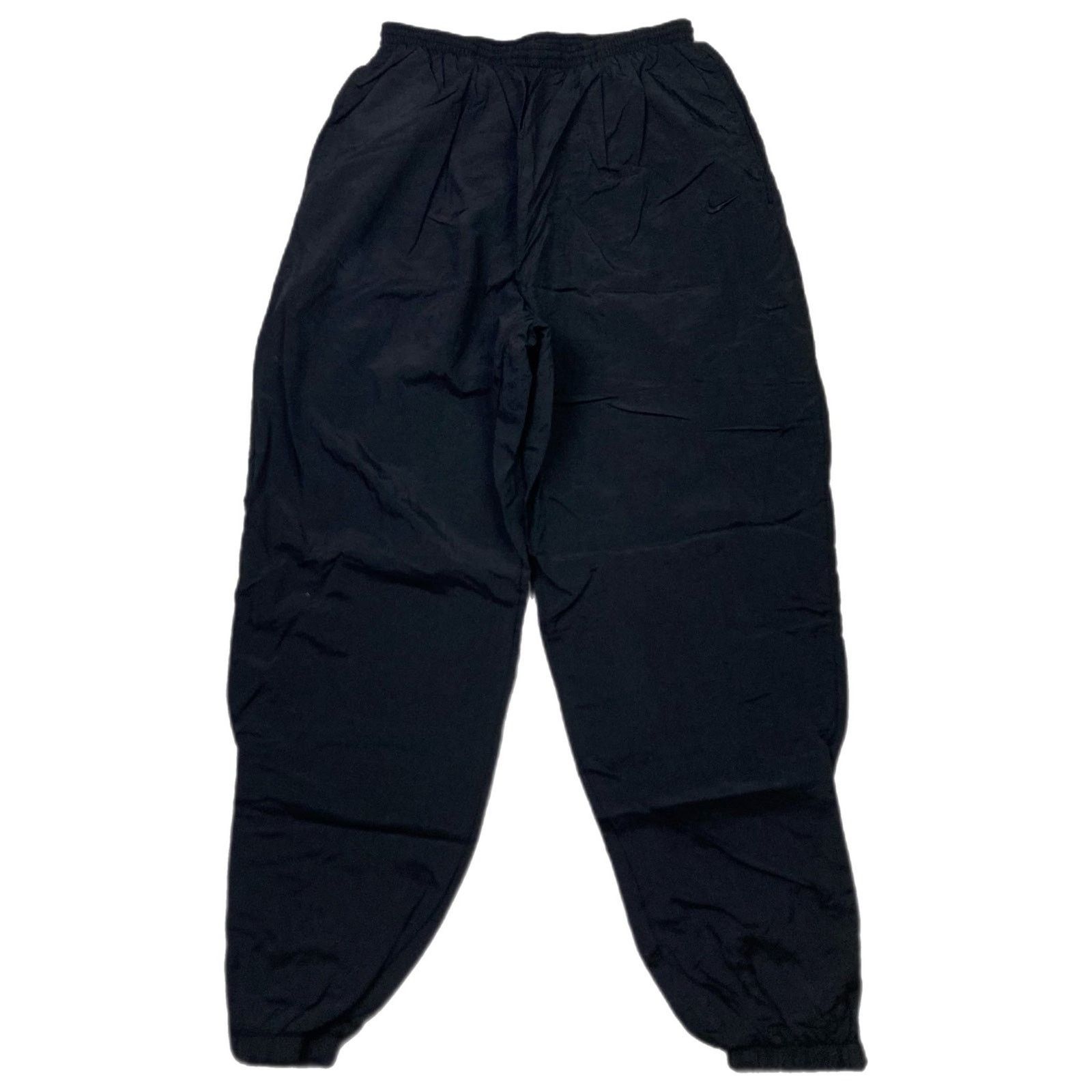 Nike × Vintage Vintage 90s Nike Track Pant Black Joggers Size 36 - 1 Thumbnail