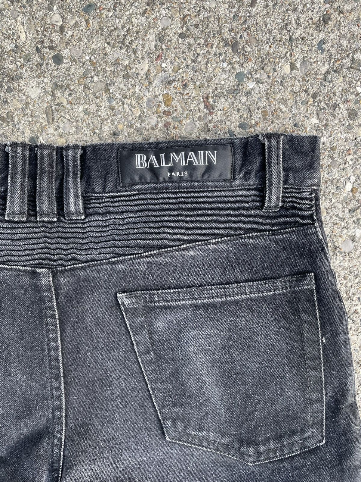 Balmain Balmain Moto Jeans Size US 29 - 7 Thumbnail