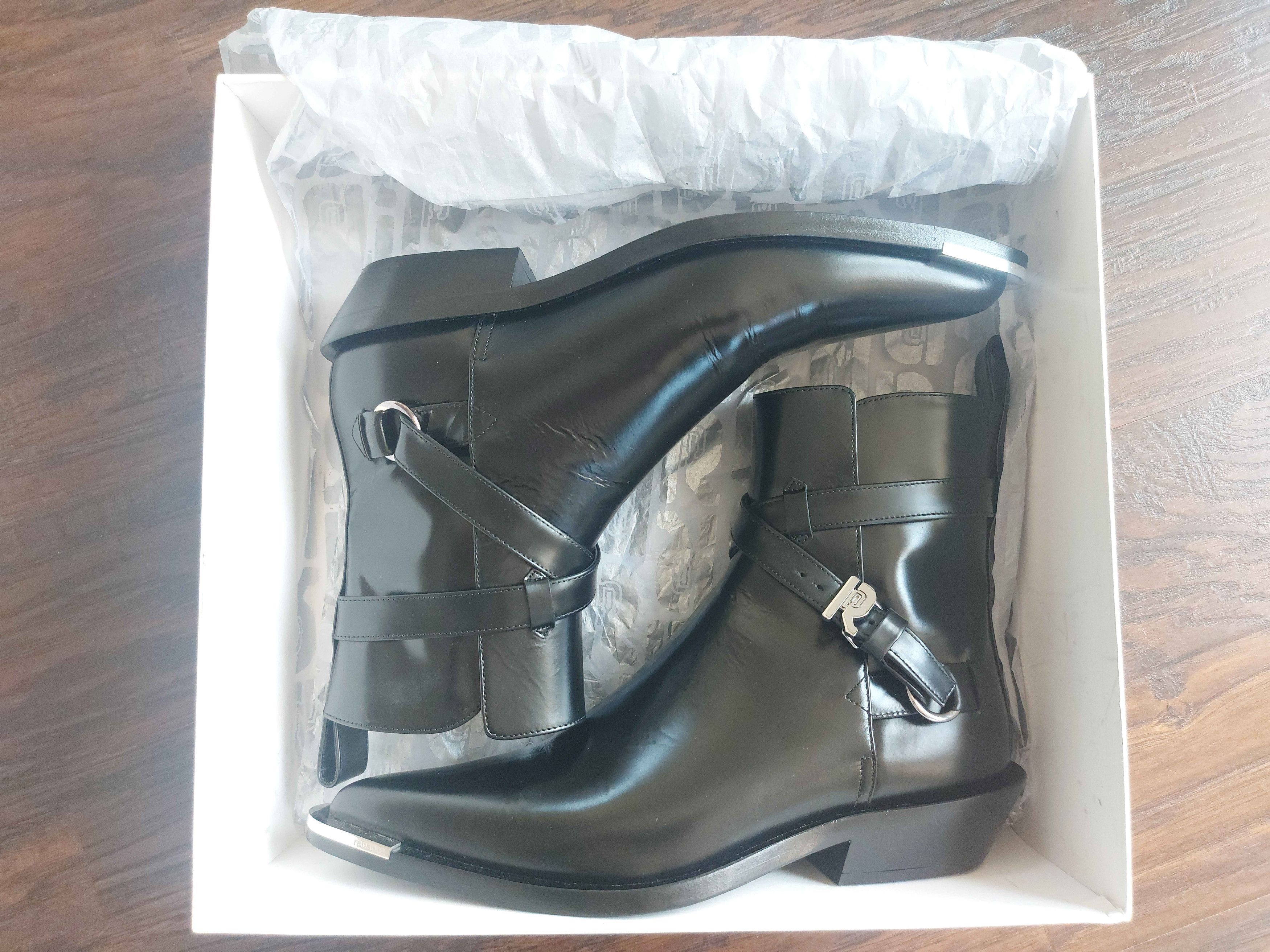 Other Rabanne x H&M Bucke Leather Boots Size US 9.5 / EU 42-43 - 2 Thumbnail